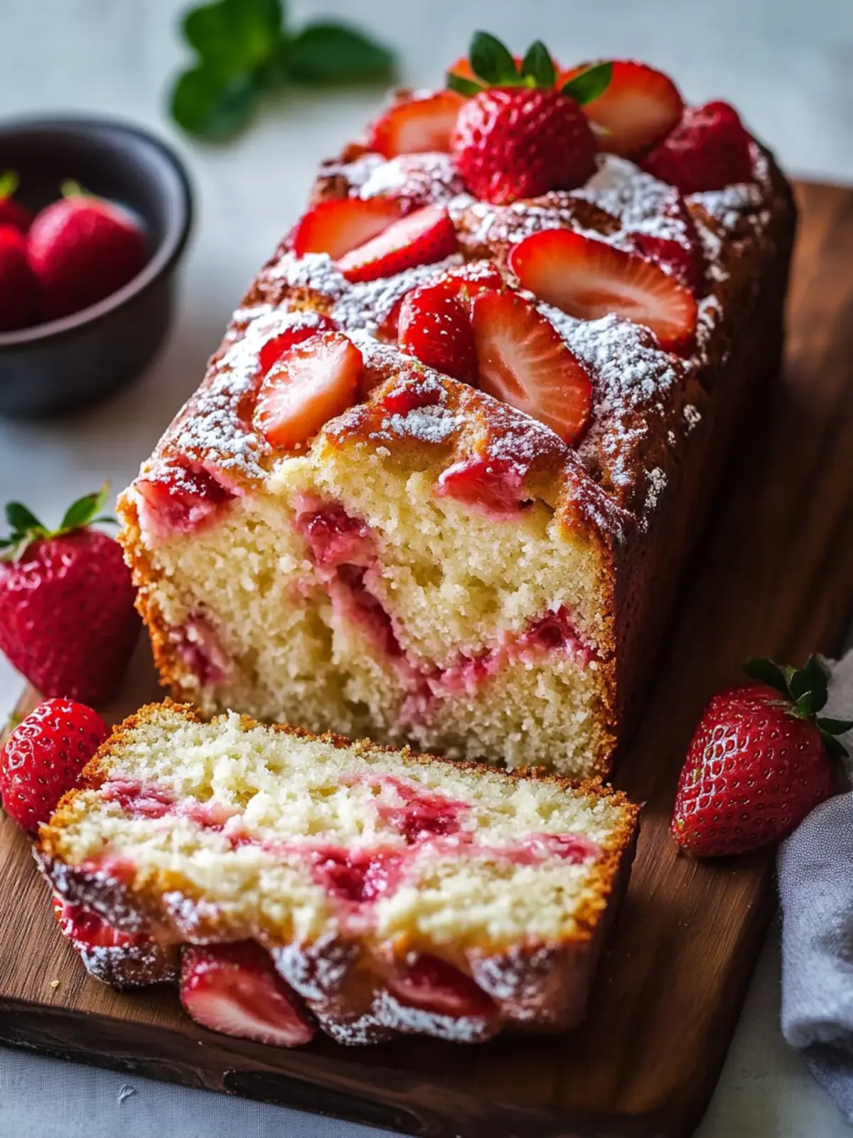 Flourless Strawberry Cottage Cheese Loaf for Guilt-Free Indulgence 3 Flourless Strawberry Cottage Cheese Loaf