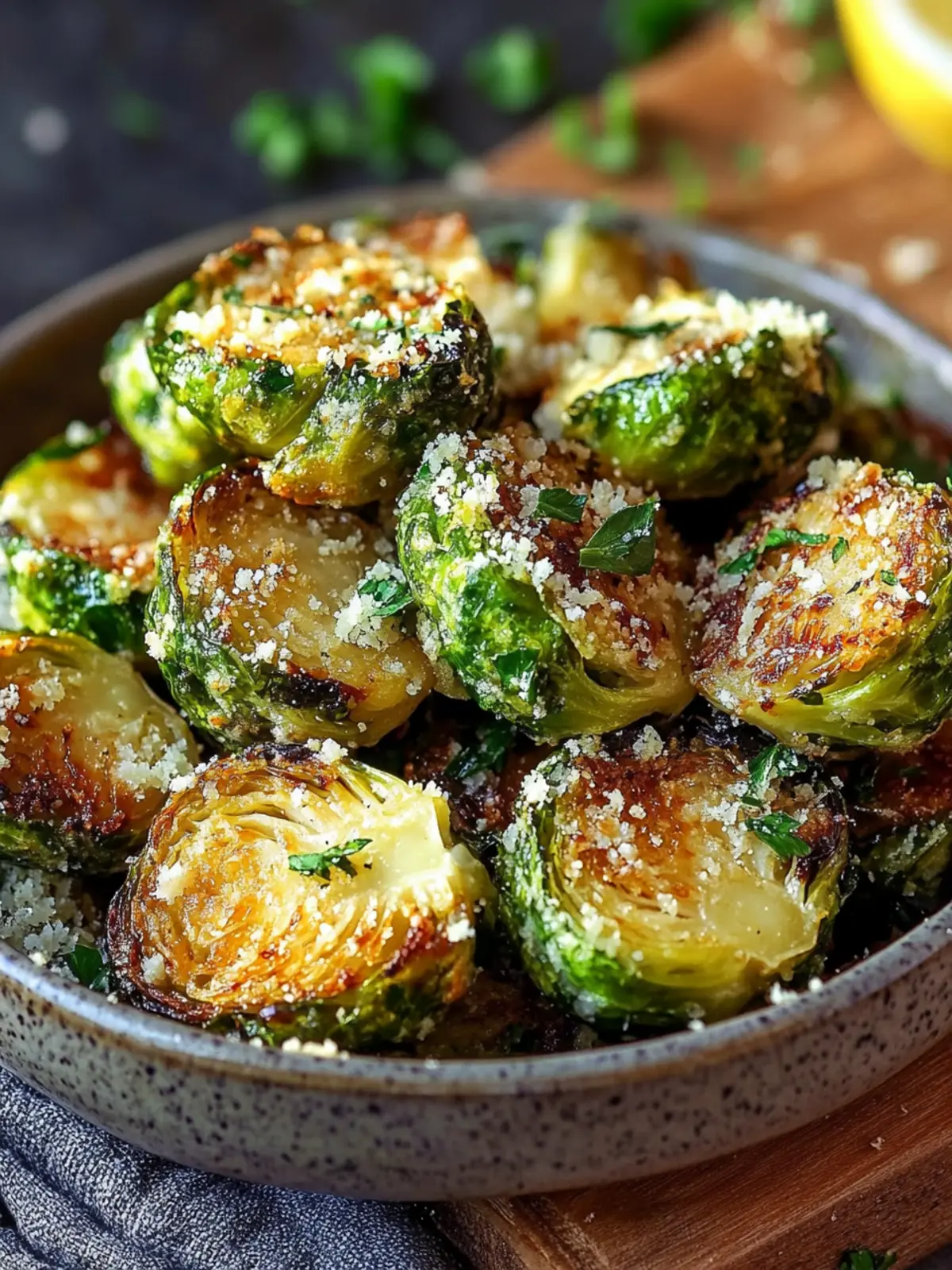 Crispy Parmesan Smashed Brussels Sprouts Recipe You'll Love 5 Crispy Parmesan Smashed Brussels Sprouts Recipe