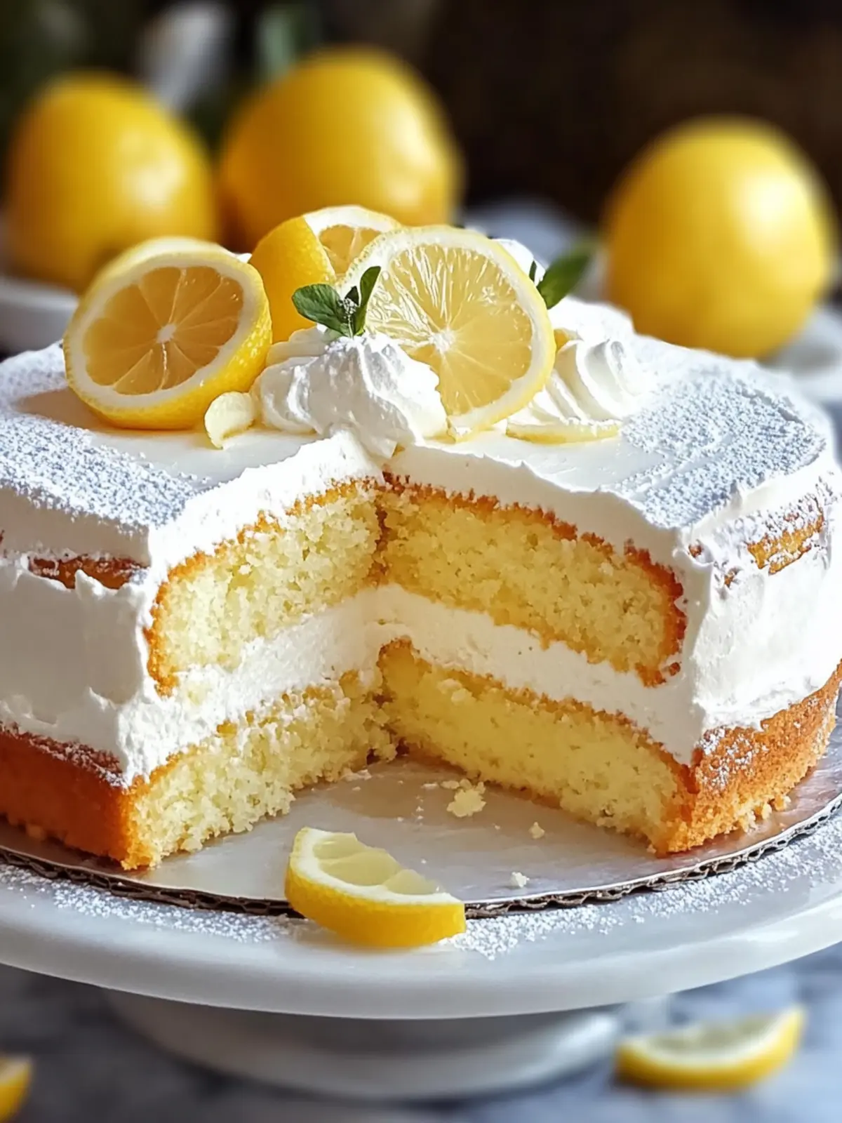 Irresistibly Zesty Italian Lemon Cream Cake for Easy Entertaining 2 Irresistibly Zesty Italian Lemon Cream Cake