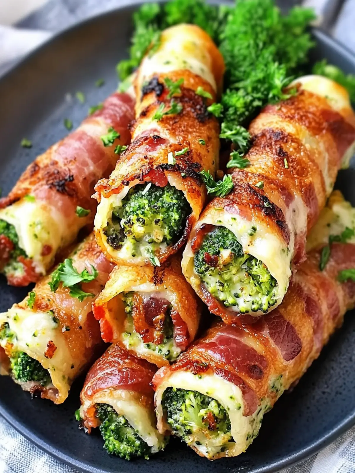 Crispy Keto Broccoli Bacon Rollups: Perfect Family Snack Delight 3 Crispy Keto Broccoli Bacon Rollups: The Ultimate Family Snack