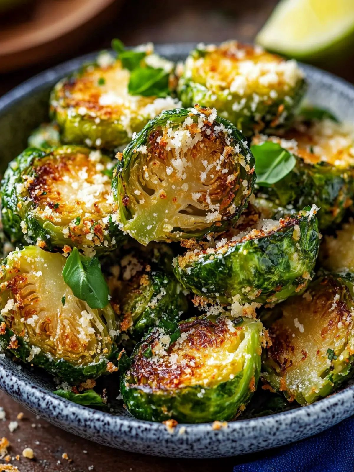 Crispy Parmesan Smashed Brussels Sprouts Recipe You'll Love 4 Crispy Parmesan Smashed Brussels Sprouts Recipe