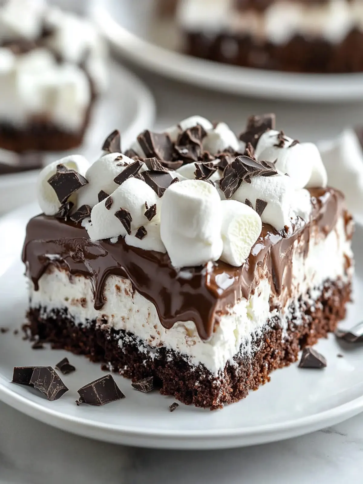 Marshmallow Chocolate Poke Cake for Ultimate Chocolate Bliss 4 Marshmallow Chocolate Poke Cake