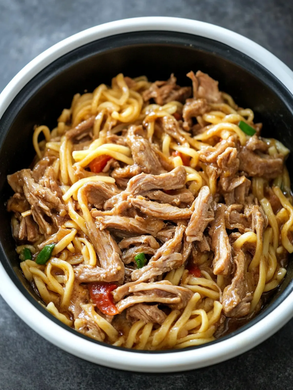 Slow Cooker 4-Ingredient Pork and Noodles for Easy Meals! 2 Slow Cooker 4-Ingredient Pork and Noodles