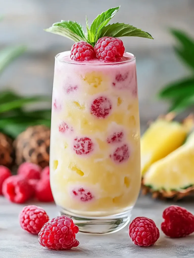 Easy Raspberry Colada Twist Recipe: A Refreshing Tropical Delight