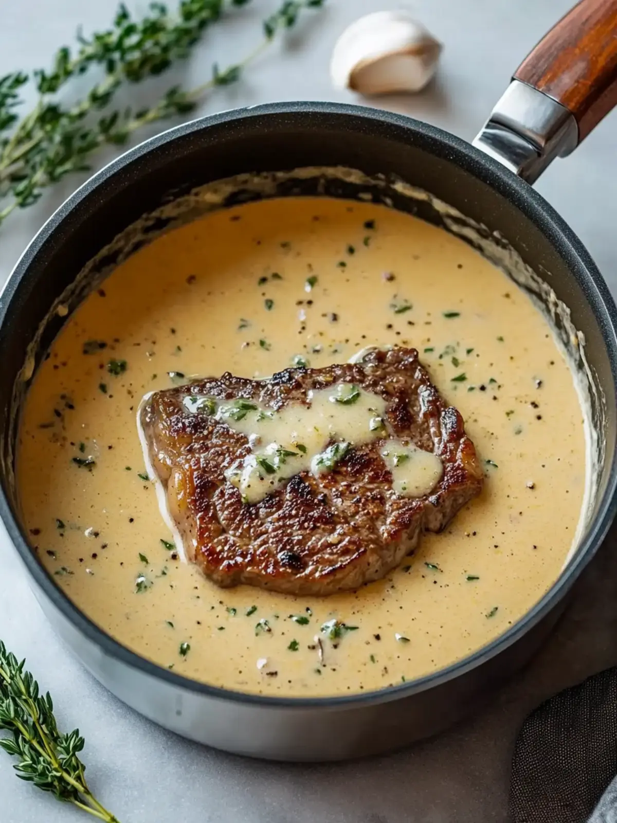 Garlic Cream Sauce for Steak: Elevate Dinner in Minutes 3 Garlic Cream Sauce for Steak