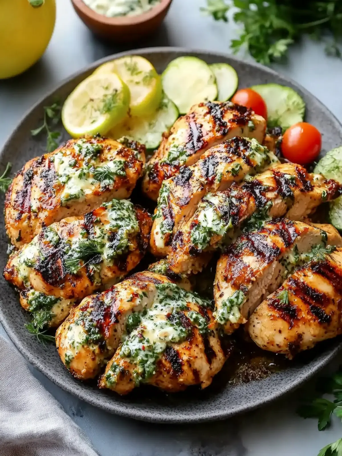 30-Minute Mediterranean Grilled Chicken with Creamy Yogurt Sauce 3 30-Minute Mediterranean Grilled Chicken