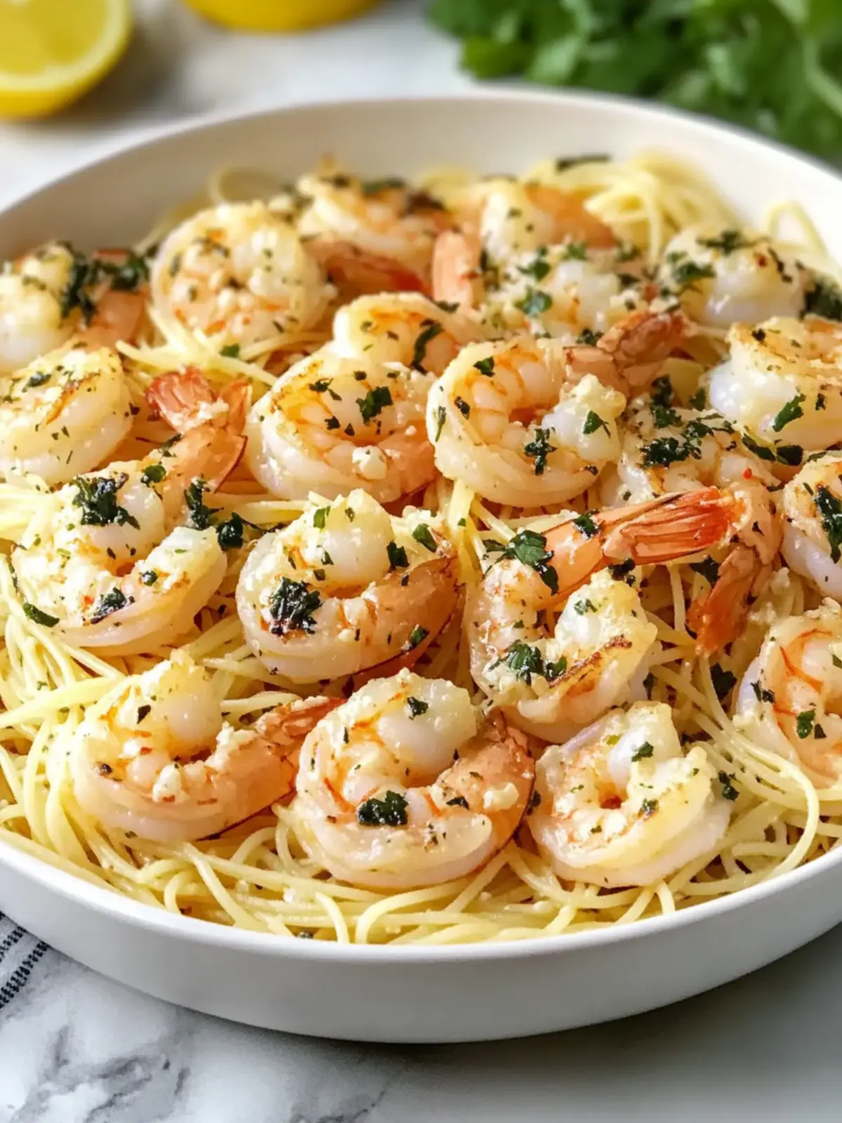 Italian Garlic Butter Shrimp with Angel Hair Pasta Bliss 4 Italian Garlic Butter Shrimp with Angel Hair Pasta