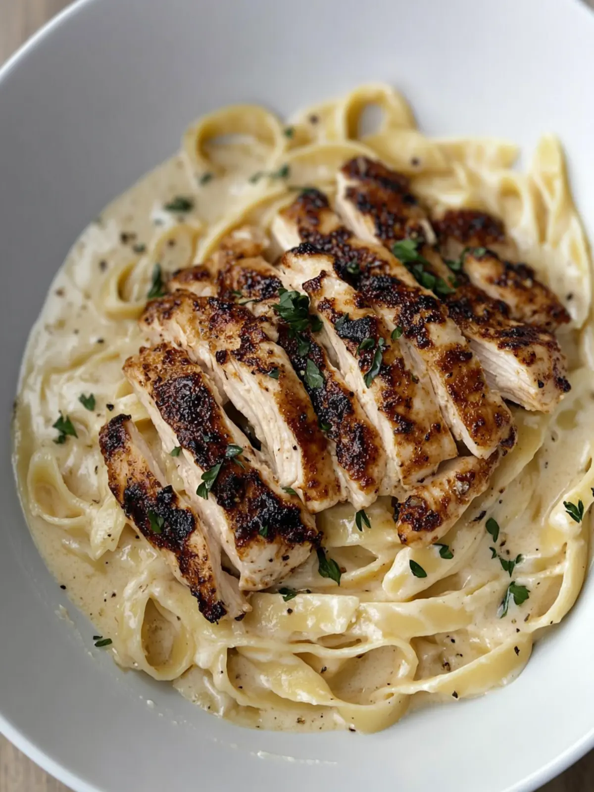 Delicious Blackened Chicken Fettuccini Alfredo in 45 Minutes 3 Blackened Chicken Fettuccini Alfredo
