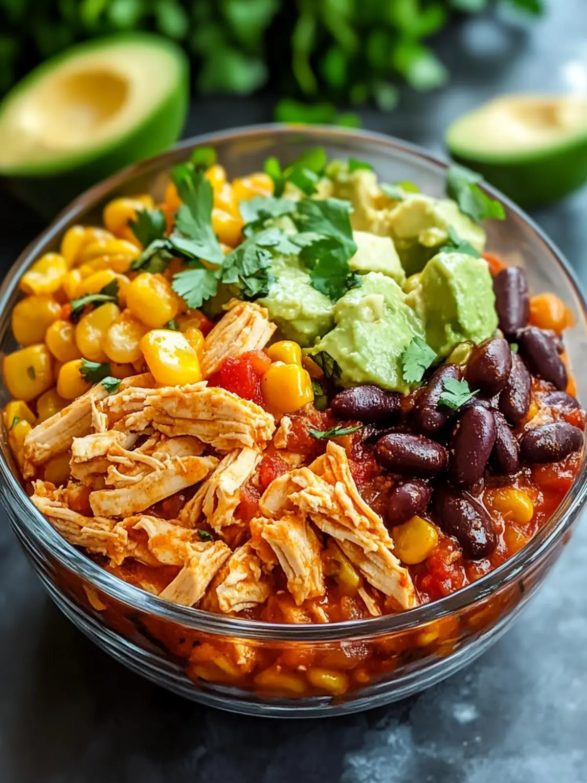 High-Protein Chicken Enchilada Bowls Ready in 30 Minutes 3 High-Protein Chicken Enchilada Bowls