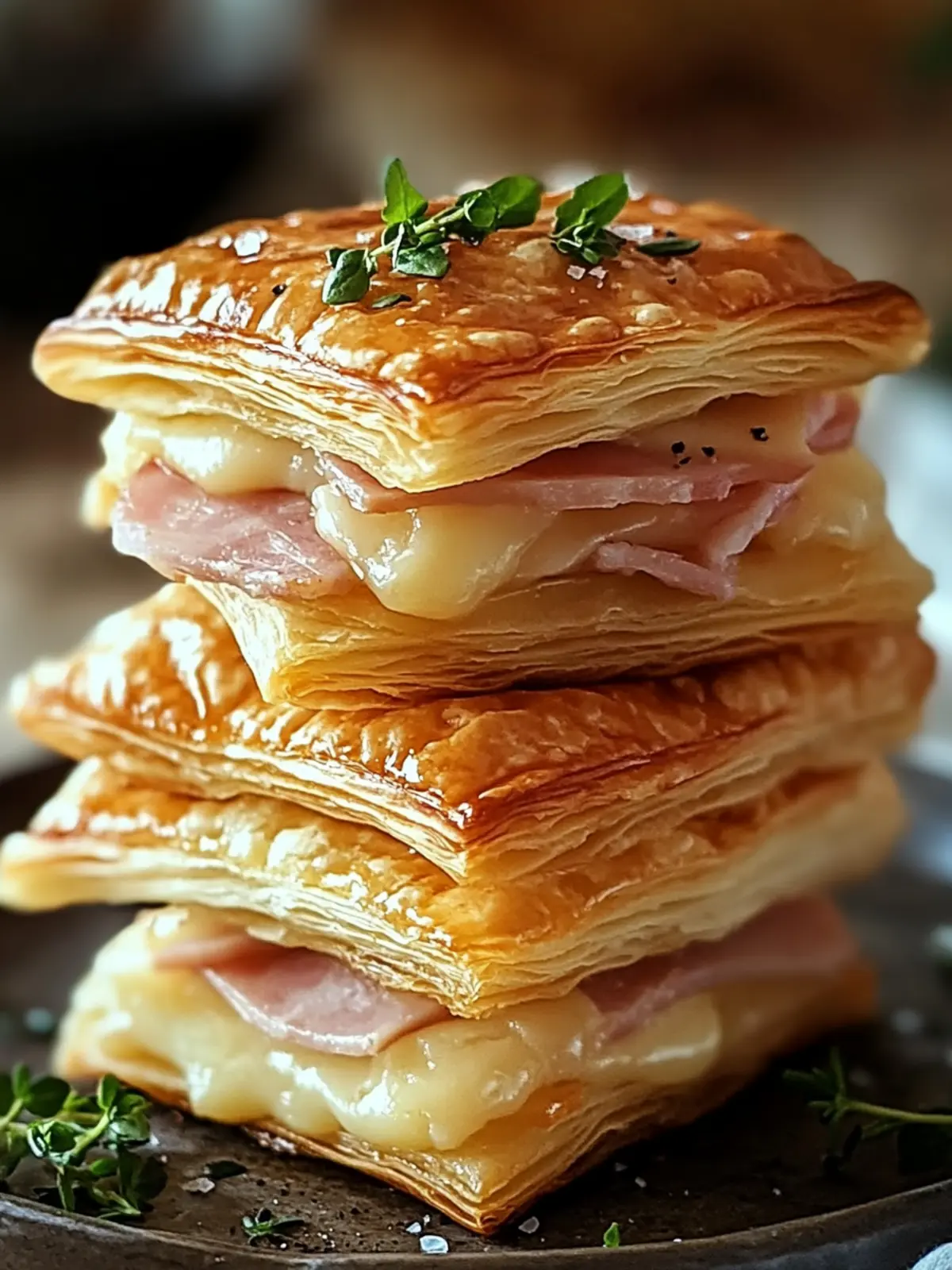 Crispy Ham & Cheese Puff Pastry Stacks That Wow Every Time 3 Crispy Ham & Cheese Puff Pastry Stacks That Wow Every Time