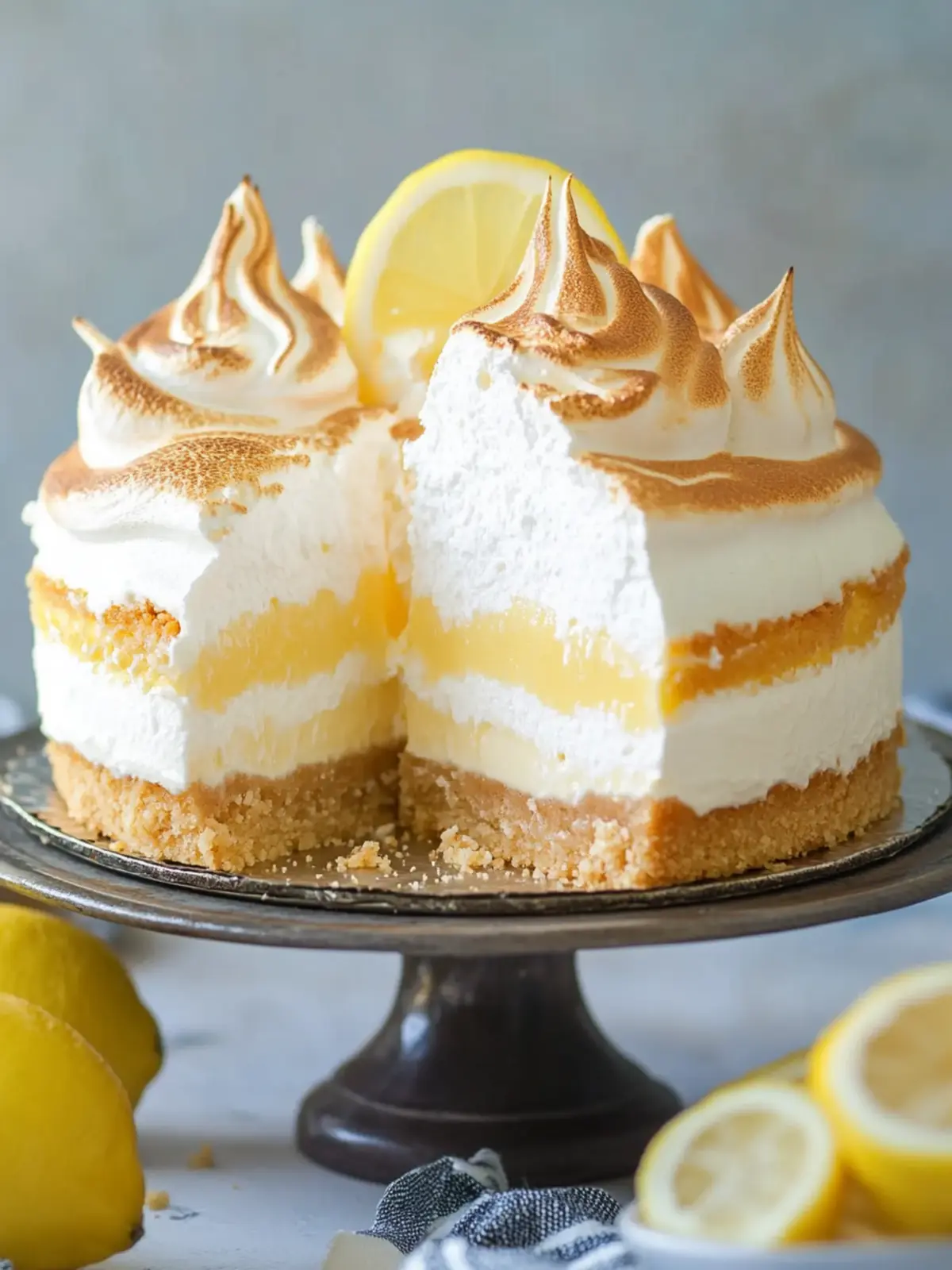 Lemon Meringue Cheesecake: A Refreshing Twist on a Classic Treat 3 Lemon Meringue Cheesecake