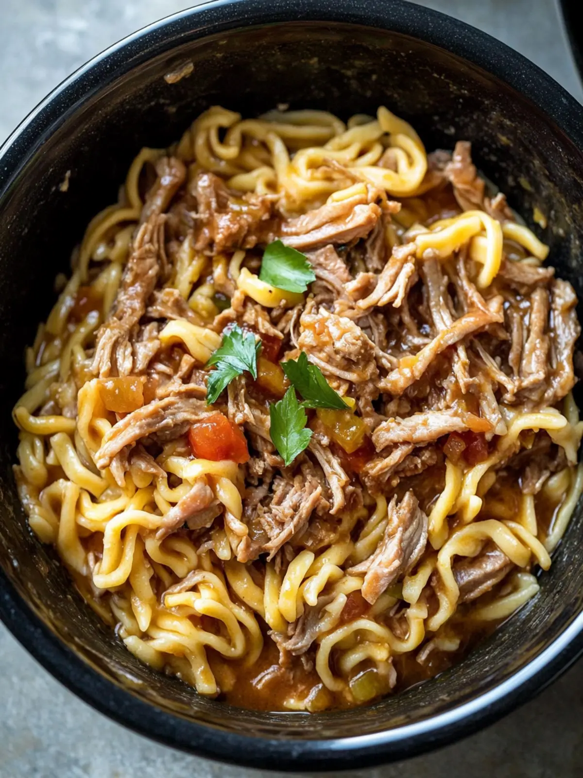 Slow Cooker 4-Ingredient Pork and Noodles for Easy Meals! 4 Slow Cooker 4-Ingredient Pork and Noodles