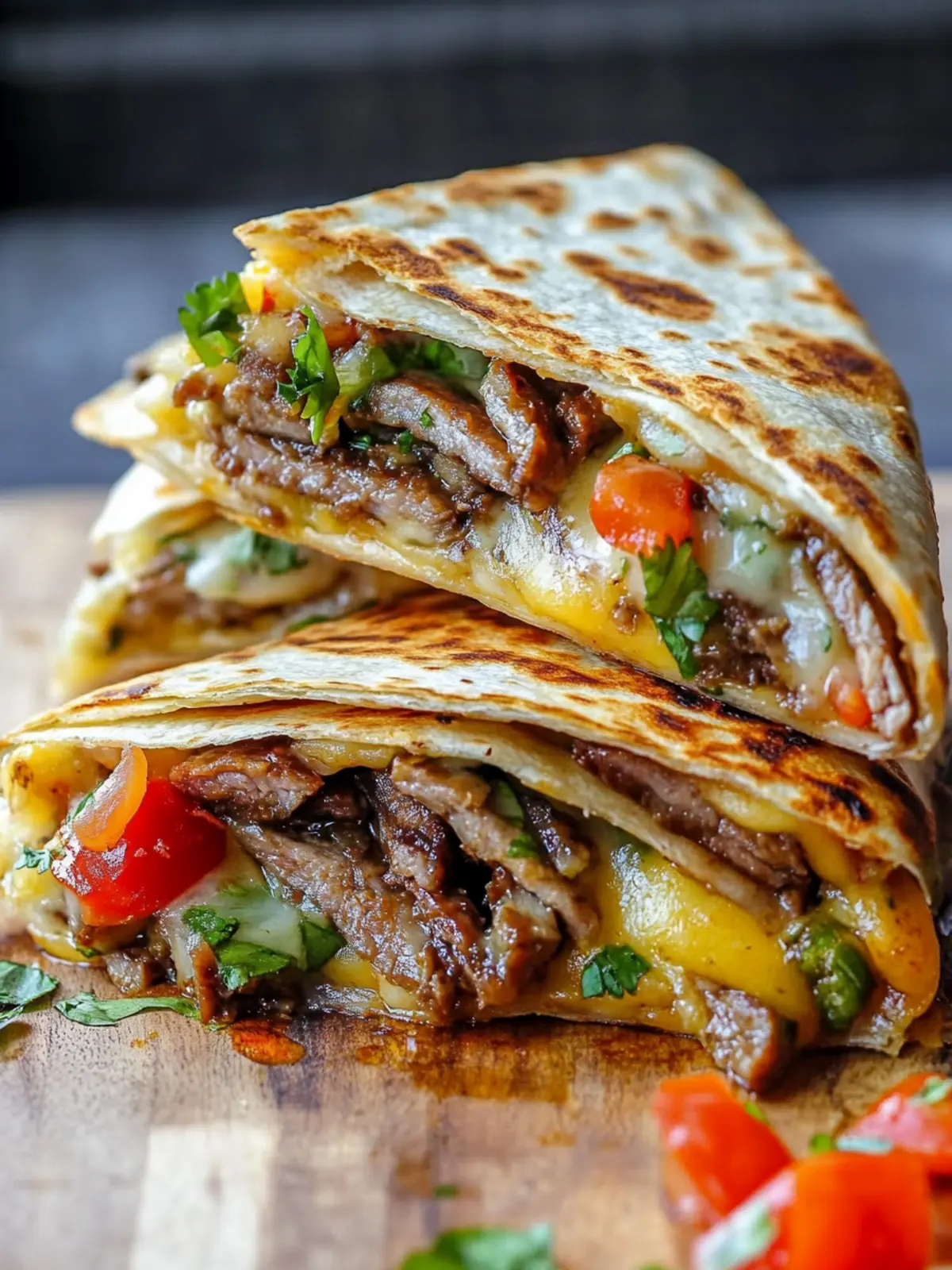 Mouthwatering Philly Cheesesteak Quesadilla in 30 Minutes 4 Philly Cheesesteak Quesadilla