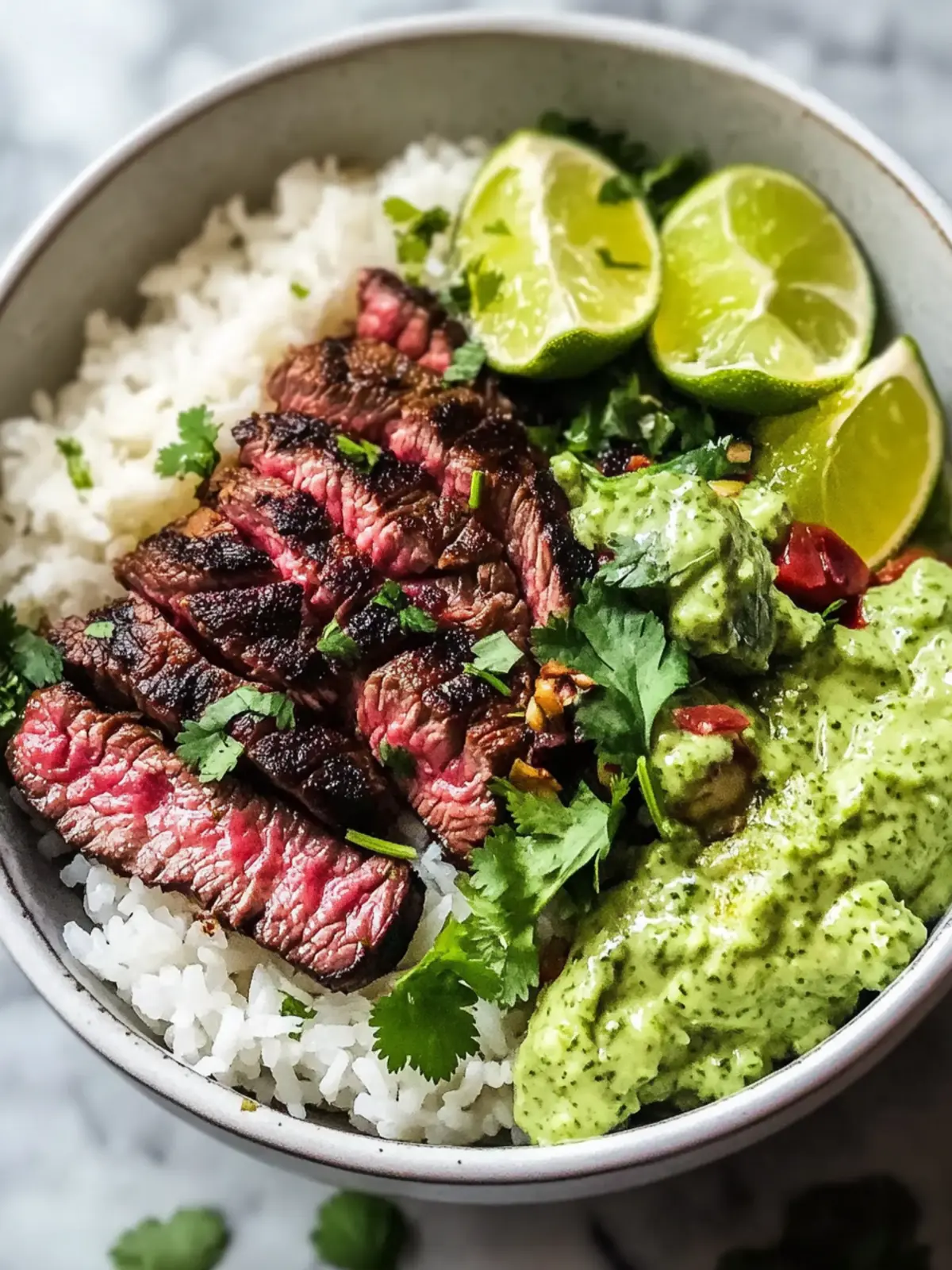 Create Flavorful Cilantro Lime Steak Bowls in Just 30 Minutes! 2 Create Flavorful Cilantro Lime Steak Bowls in 30 Minutes!