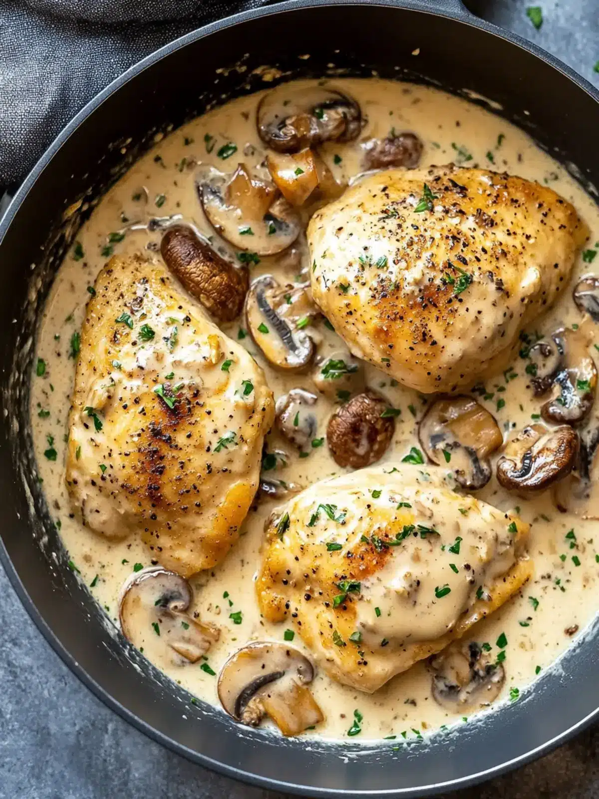 Easy Creamy Garlic Parmesan Mushroom Chicken for Cozy Nights 2 Easy Creamy Garlic Parmesan Mushroom Chicken