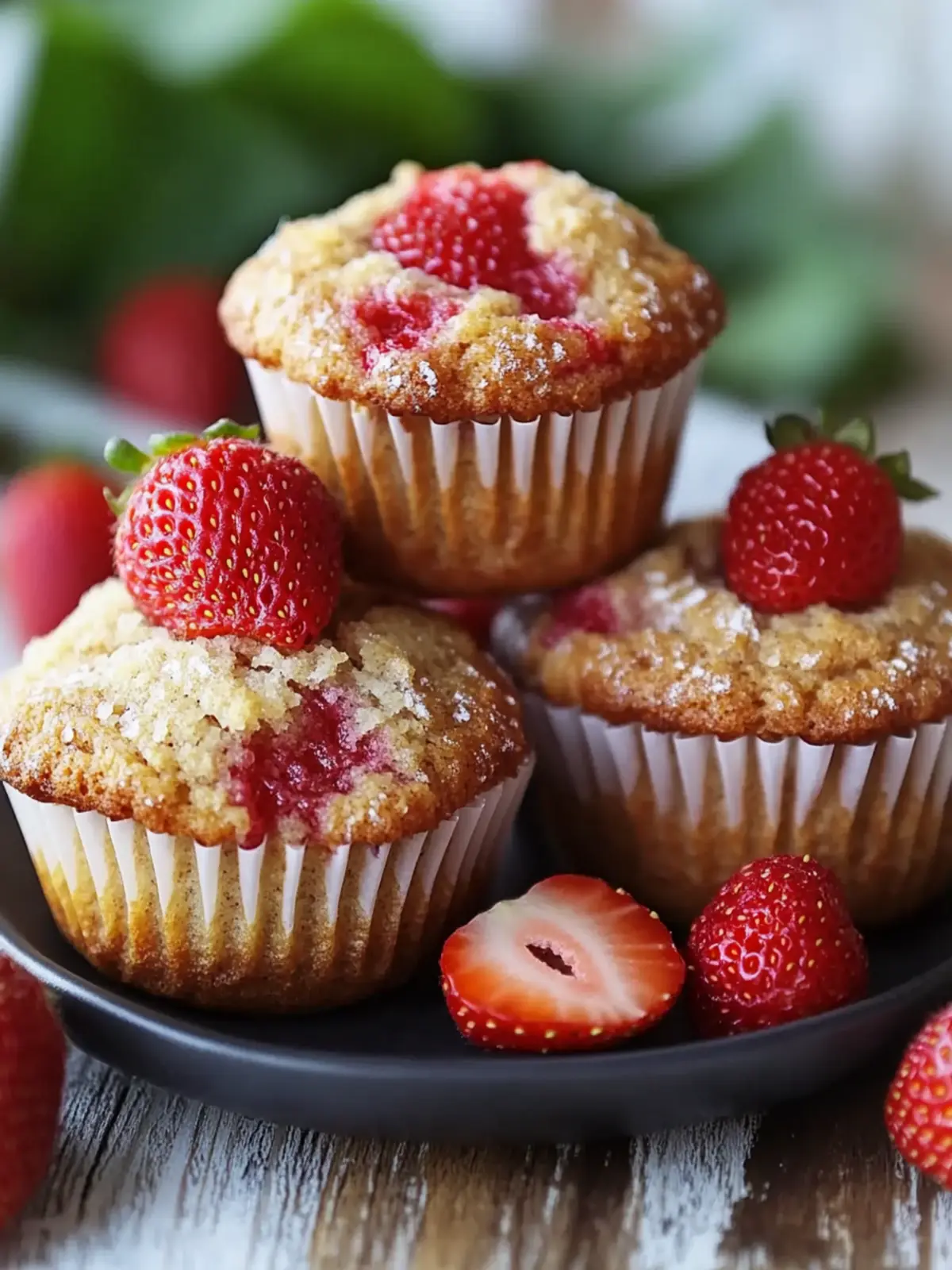 Wholesome Almond Flour Strawberry Muffins Easy Gluten-Free Treat 5 Wholesome Almond Flour Strawberry Muffins Easy Gluten-Free High-Protein Recipe