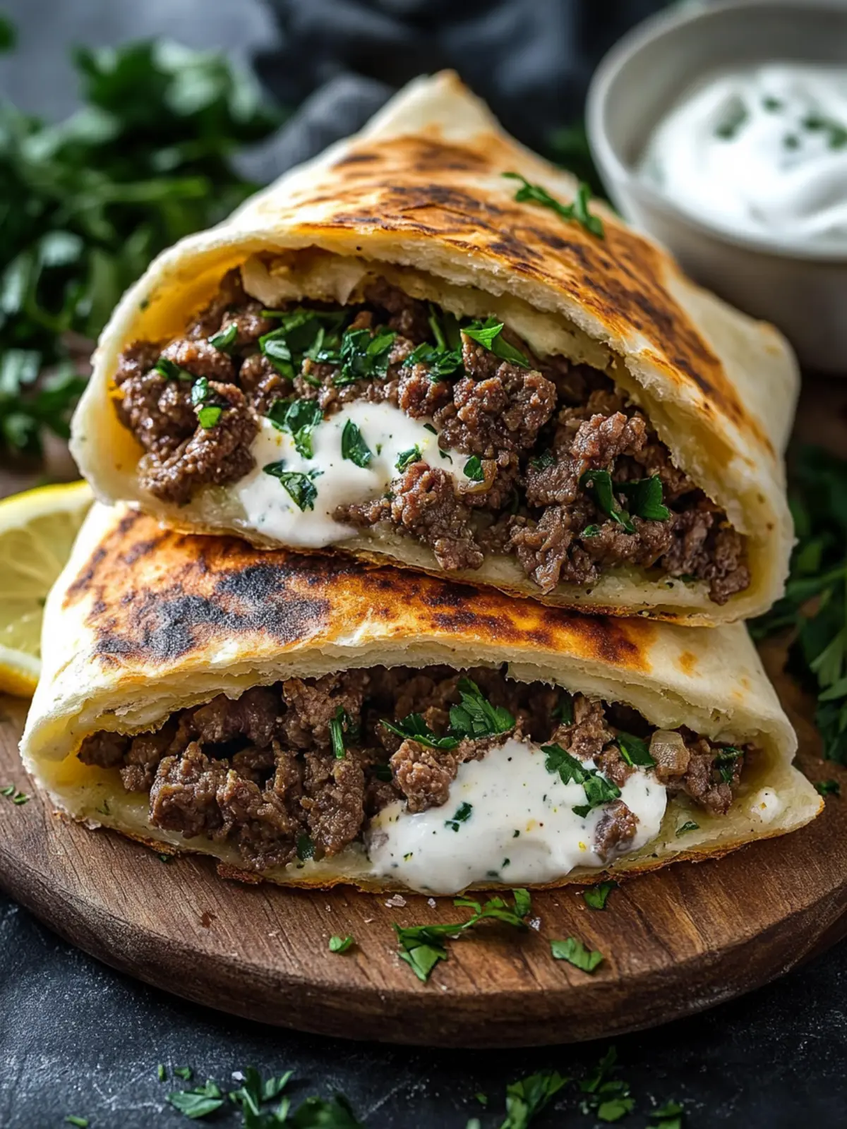 Discover Greek Beef Stuffed Pita with Lemon Garlic Yogurt Magic 2 Greek Beef Stuffed Pita with Lemon Garlic Yogurt – 5 Irresistible Reasons