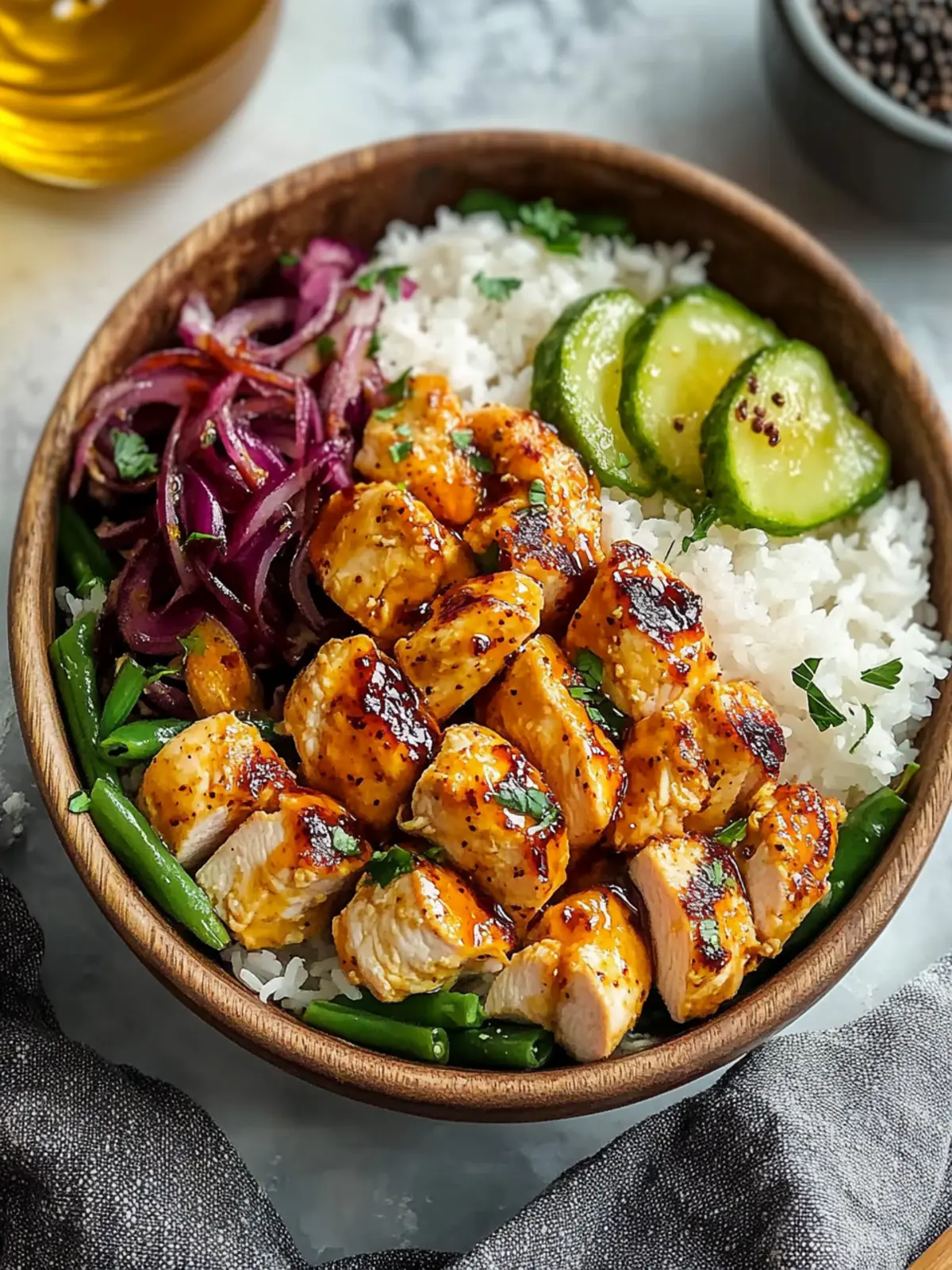 Best Honey Mustard Chicken Bowls for a Fun Family Dinner 2 Best Honey Mustard Chicken Bowls