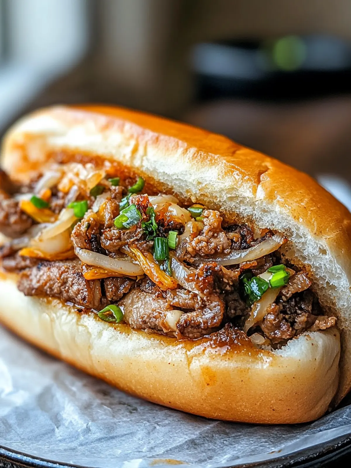 Irresistible Korean-Inspired Kimchi Bulgogi Cheesesteak Bliss 2 Irresistible Korean-Inspired Kimchi Bulgogi Cheesesteak