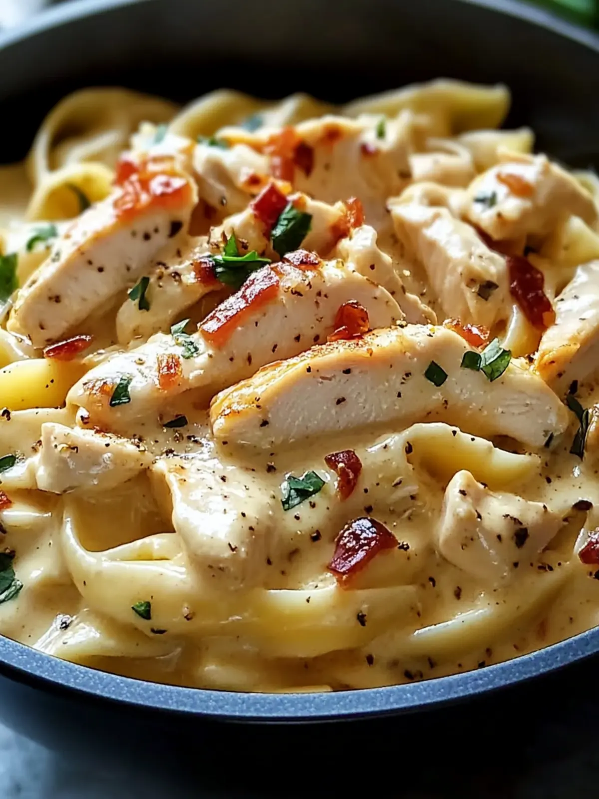 Creamy Italian Chicken Pasta: Pure Comfort in Every Bite 2 Creamy Italian Chicken Pasta That's Pure Comfort in a Bowl