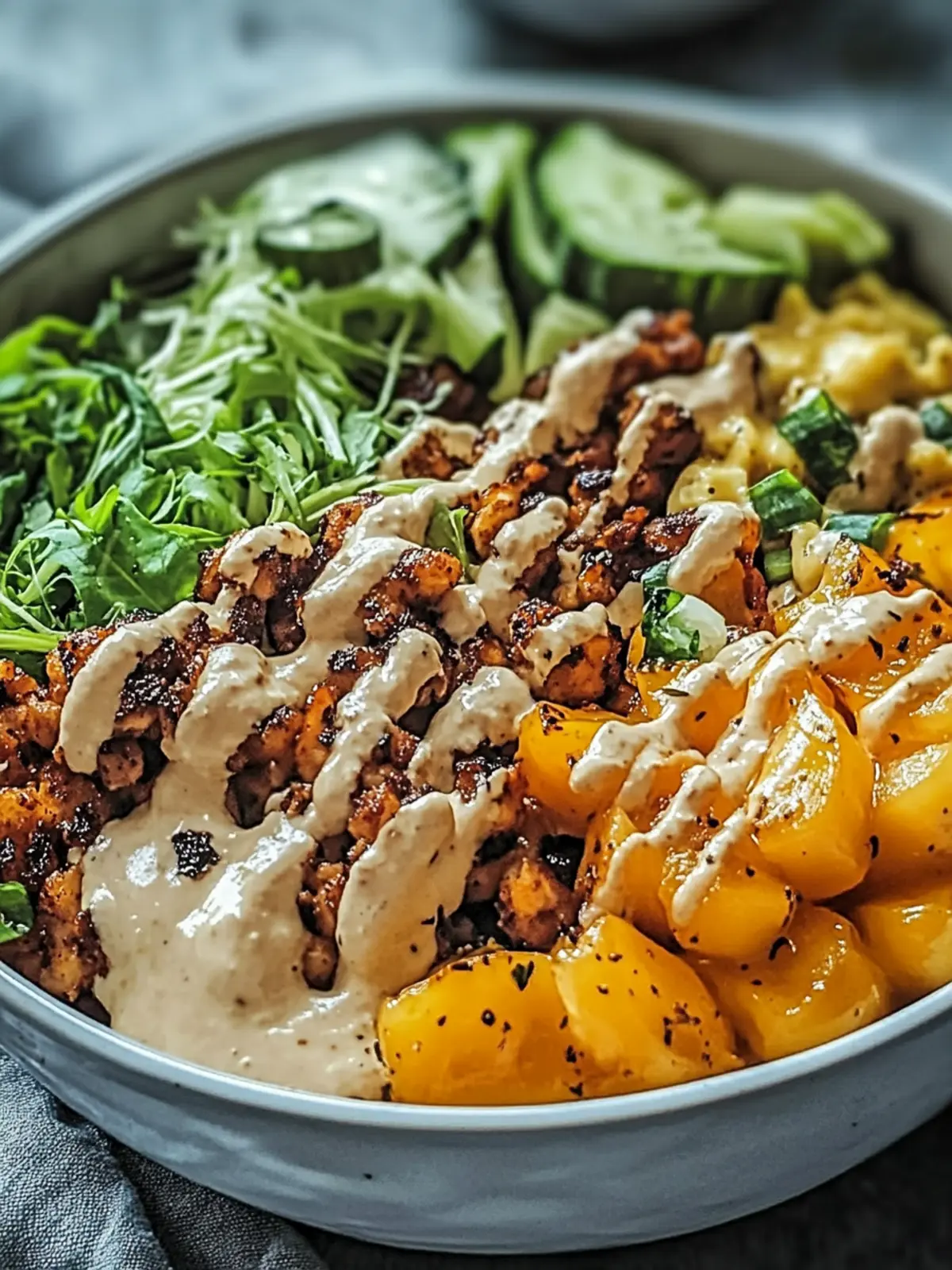 Savory Smash Burger Bowl: Guilt-Free Twist on Cravings 3 Savory Smash Burger Bowl: Indulge Guilt-Free Cravings