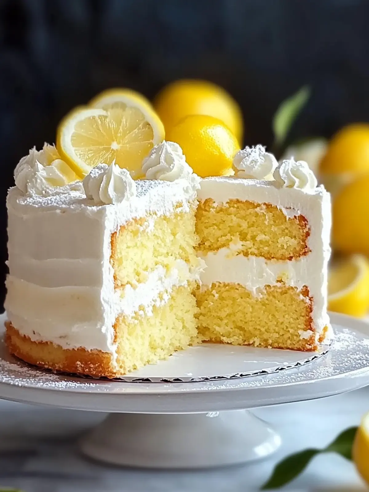 Irresistibly Zesty Italian Lemon Cream Cake for Easy Entertaining 3 Irresistibly Zesty Italian Lemon Cream Cake