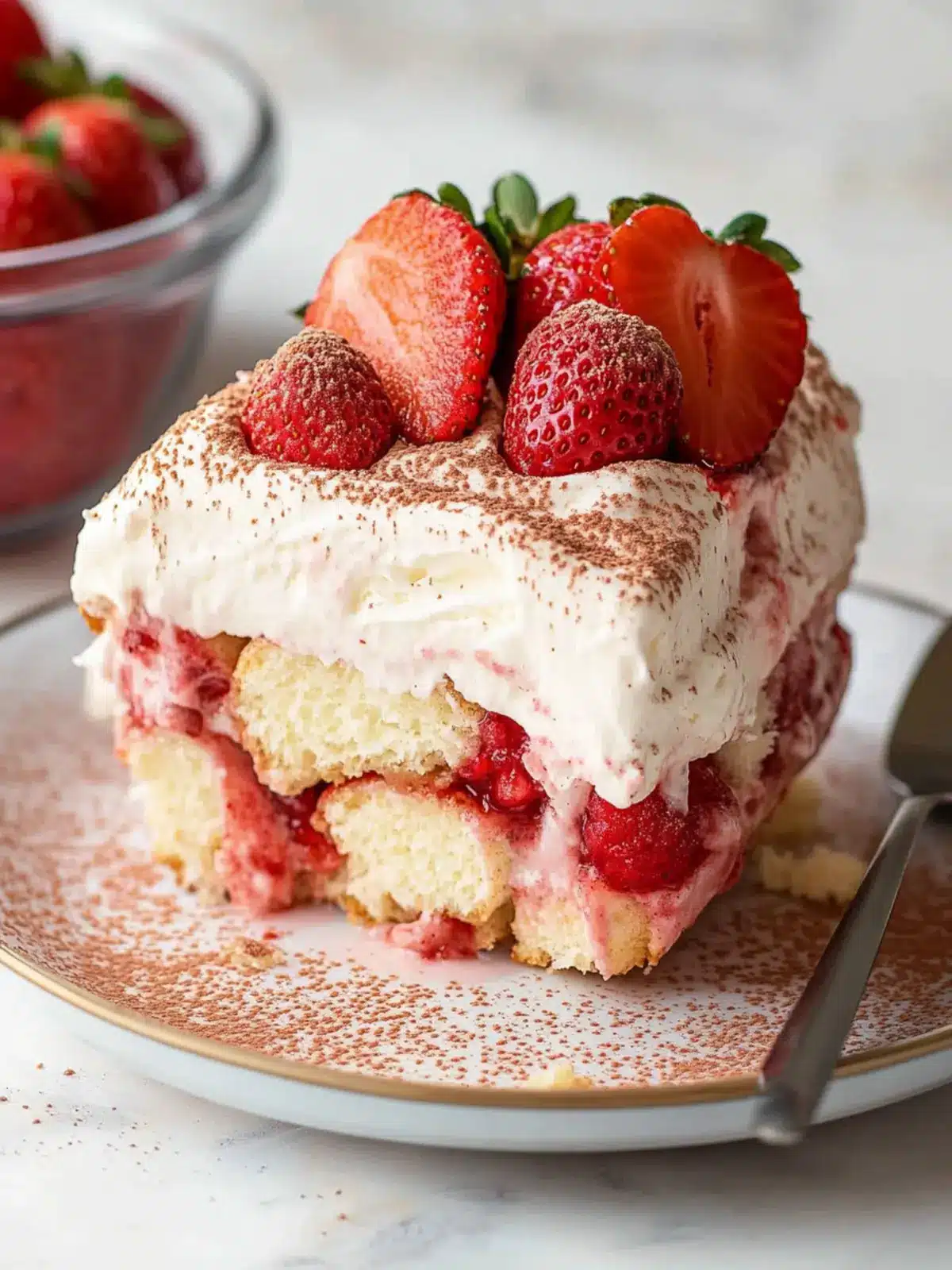 Easy No-Bake Strawberry Tiramisu for a Sweet Delight 3 Strawberry Tiramisu