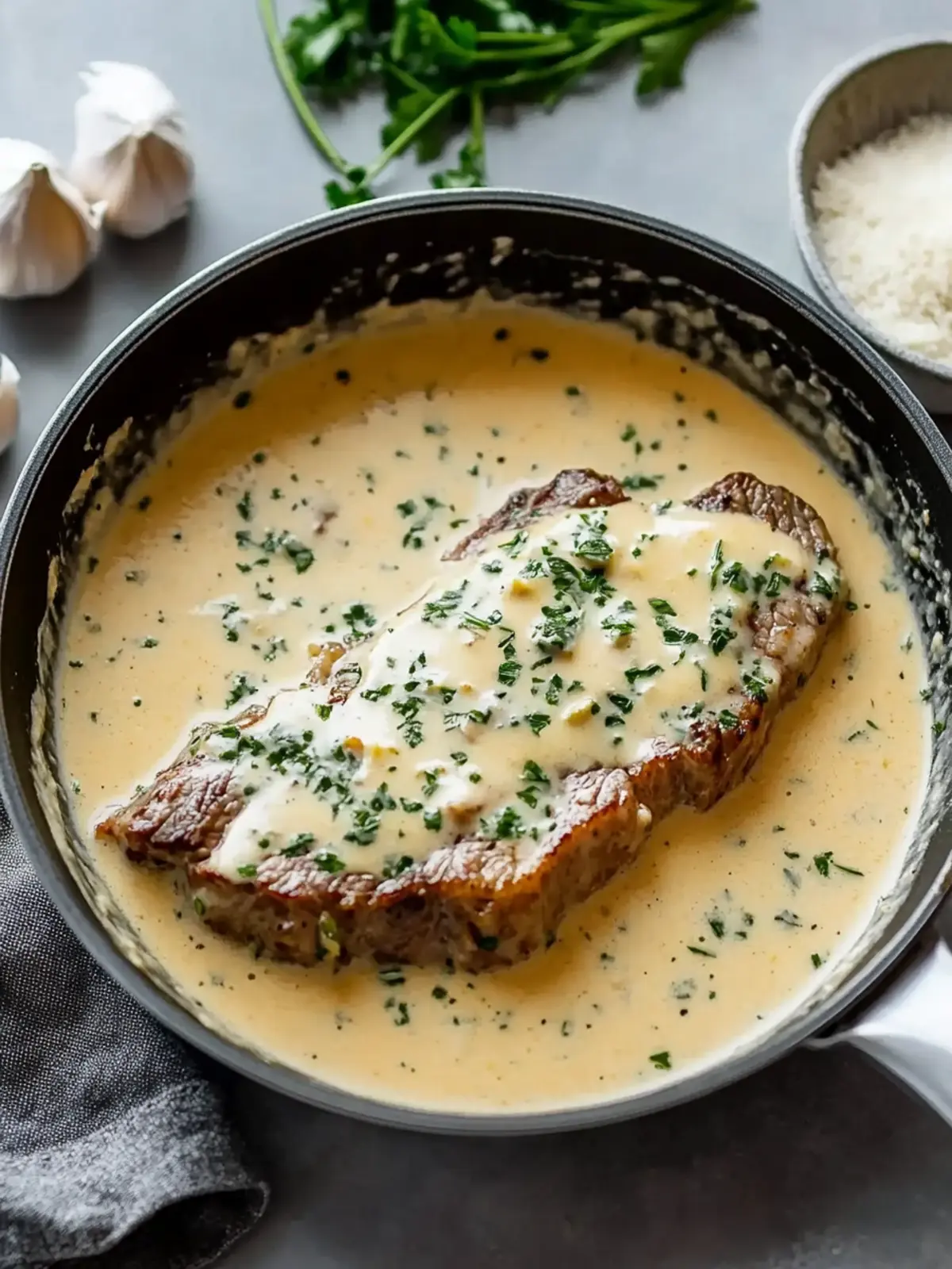 Garlic Cream Sauce for Steak: Elevate Dinner in Minutes 4 Garlic Cream Sauce for Steak