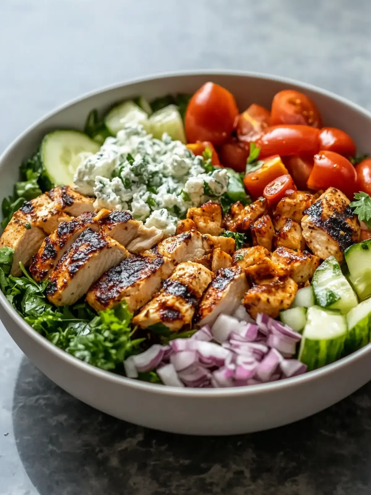 Juicy Grilled Greek Chicken Power Bowl for Ultimate Flavor Bliss 5 Juicy Grilled Greek Chicken Power Bowl