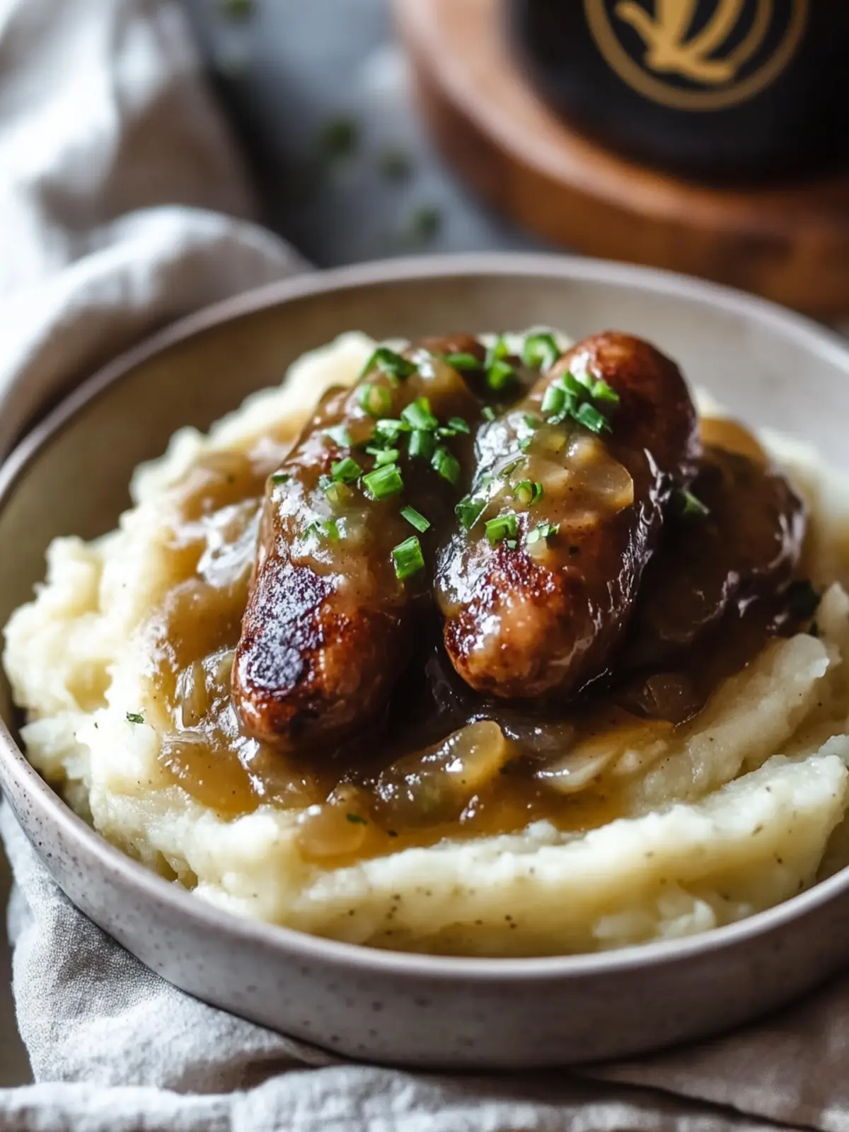 Irresistible Irish Bangers and Mash with Guinness Onion Gravy Magic 4 Irresistible Irish Bangers and Mash with Guinness Onion Gravy