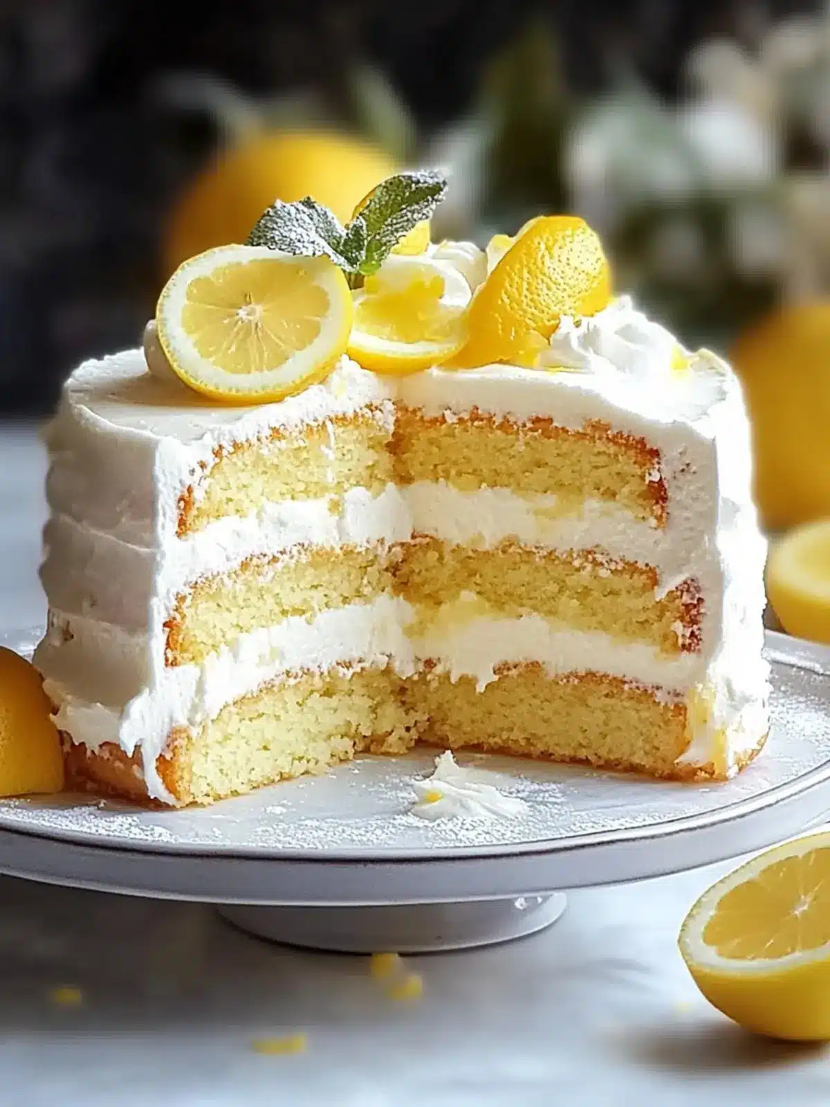 Irresistibly Zesty Italian Lemon Cream Cake for Easy Entertaining 5 Irresistibly Zesty Italian Lemon Cream Cake