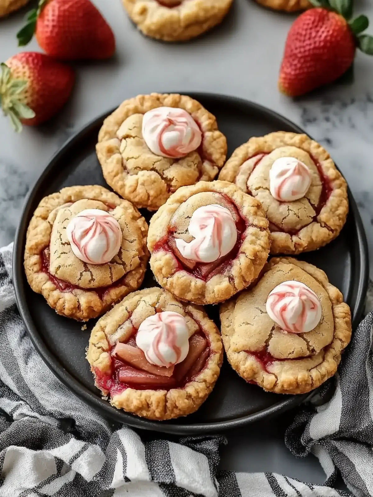 Deliciously Easy Strawberry Rhubarb Pie Cookies You’ll Love 4 Easy Strawberry Rhubarb Pie Cookies