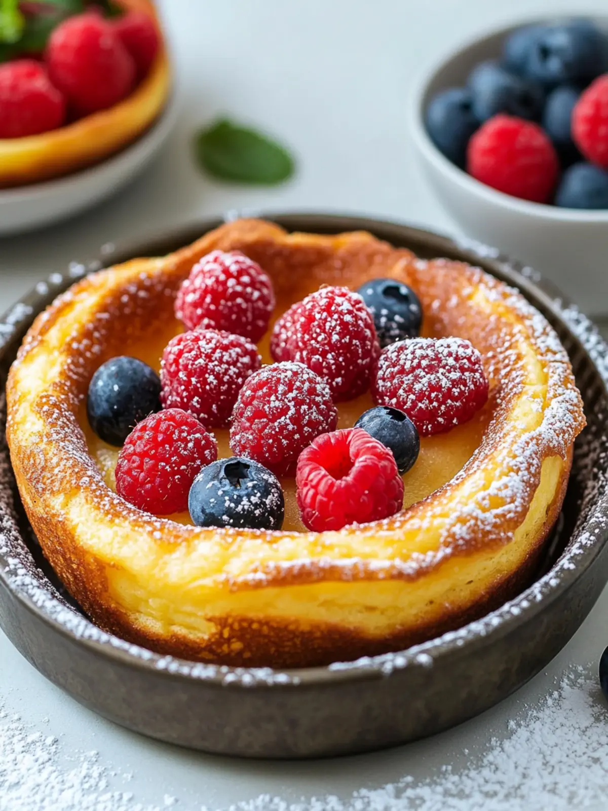 Easy Mini Dutch Baby Pancakes – Magic in a Muffin Tin! 4 Easy Mini Dutch Baby Pancakes (Magic in a Muffin Tin!)