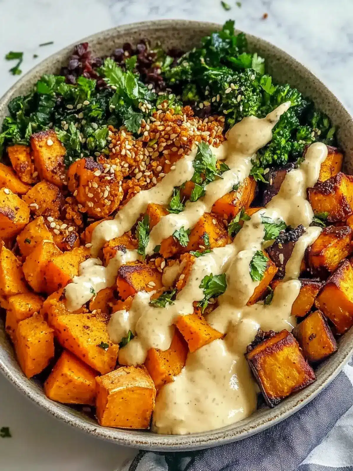 Sweet Potato Buddha Bowl Recipe: Easy Miso Tahini Meal Prep 3 Sweet Potato Buddha Bowl Recipe Easy Meal Prep with Miso Tahini Dressing