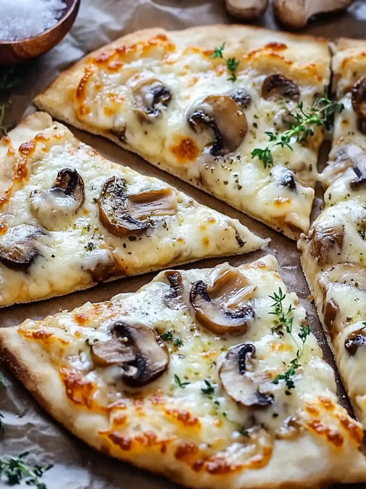 White Garlic Mushroom Pizza: Your New Favorite Comfort Dish 3 White Garlic Mushroom Pizza: An Incredible Ultimate Recipe