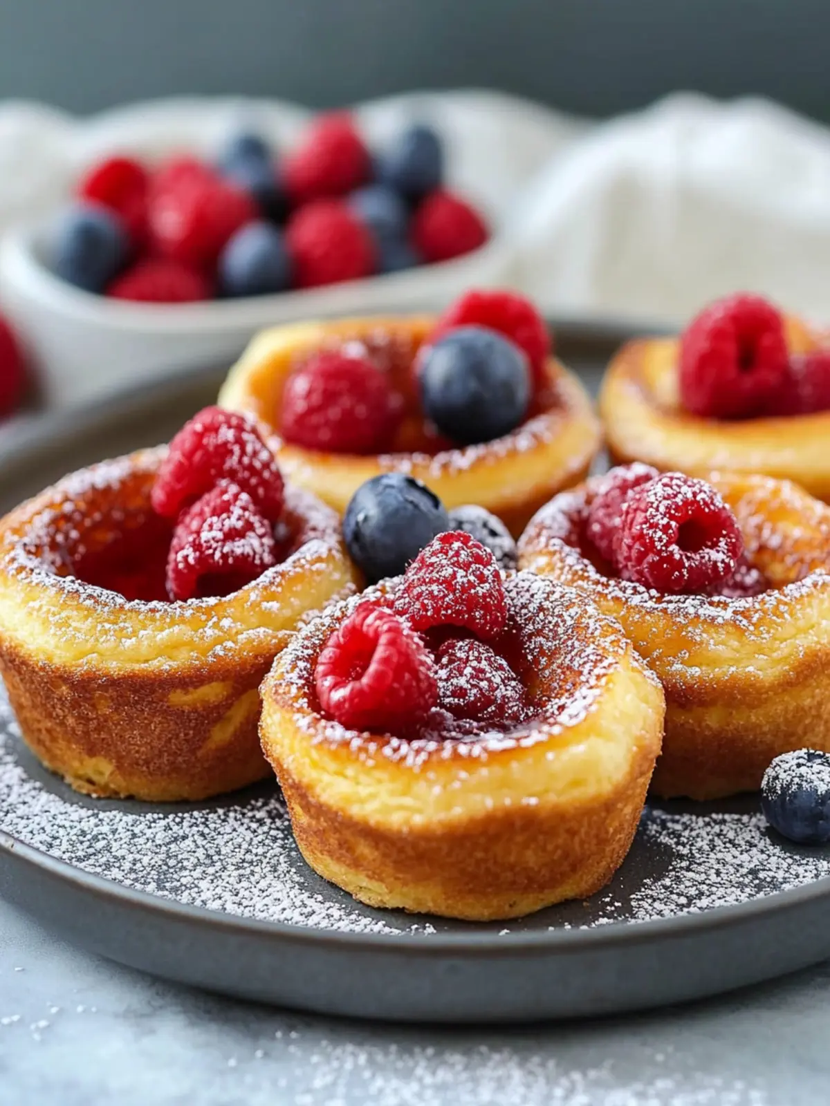 Easy Mini Dutch Baby Pancakes – Magic in a Muffin Tin! 2 Easy Mini Dutch Baby Pancakes (Magic in a Muffin Tin!)