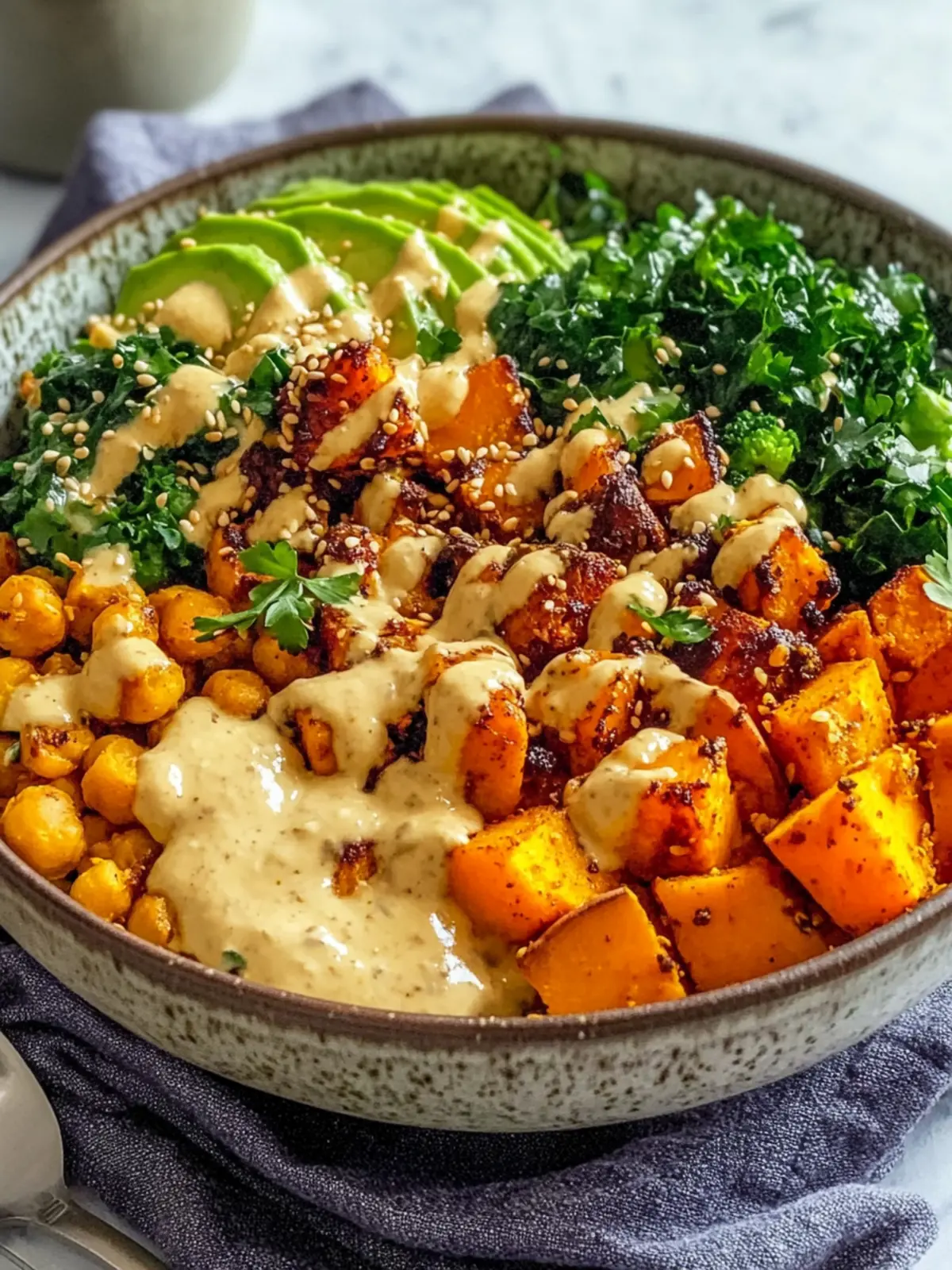Sweet Potato Buddha Bowl Recipe: Easy Miso Tahini Meal Prep 4 Sweet Potato Buddha Bowl Recipe Easy Meal Prep with Miso Tahini Dressing