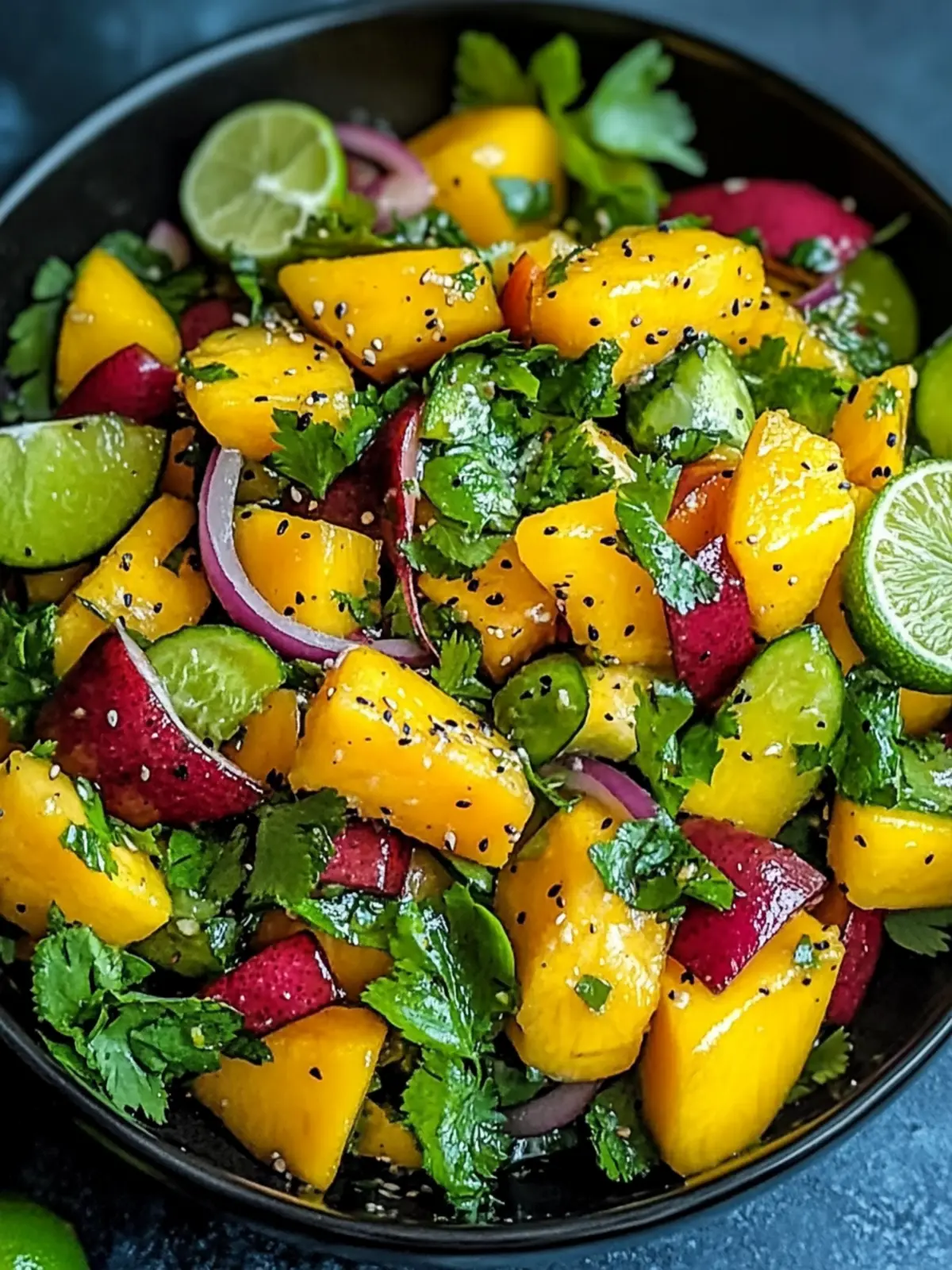Mango Salad with Lime Dressing: Your Ultimate Summer Refreshment 3 Mango Salad with Lime Dressing: An Incredible Ultimate Recipe