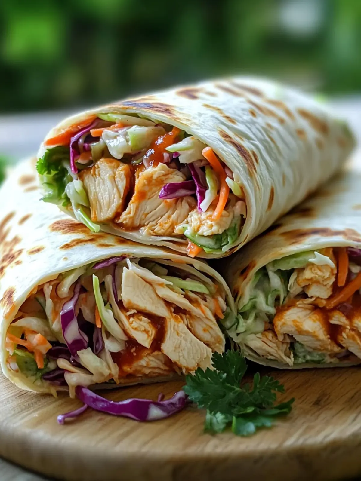 BBQ Chicken Coleslaw Wraps: Easy Lunch for Summer Fun 2 BBQ Chicken Coleslaw Wraps: Quick Prep Dinners with Coleslaw Mix for Hand-Held Summer Sunday Lunch Ideas