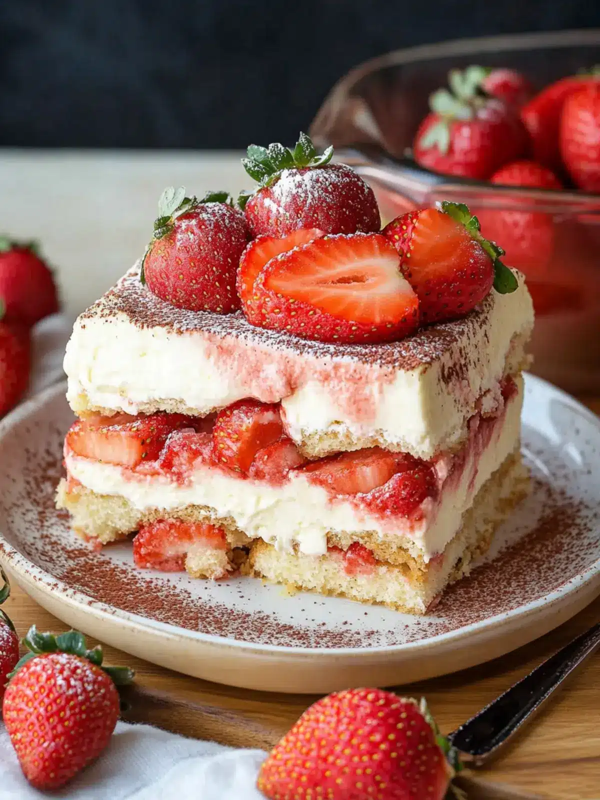 Easy No-Bake Strawberry Tiramisu for a Sweet Delight 2 Strawberry Tiramisu
