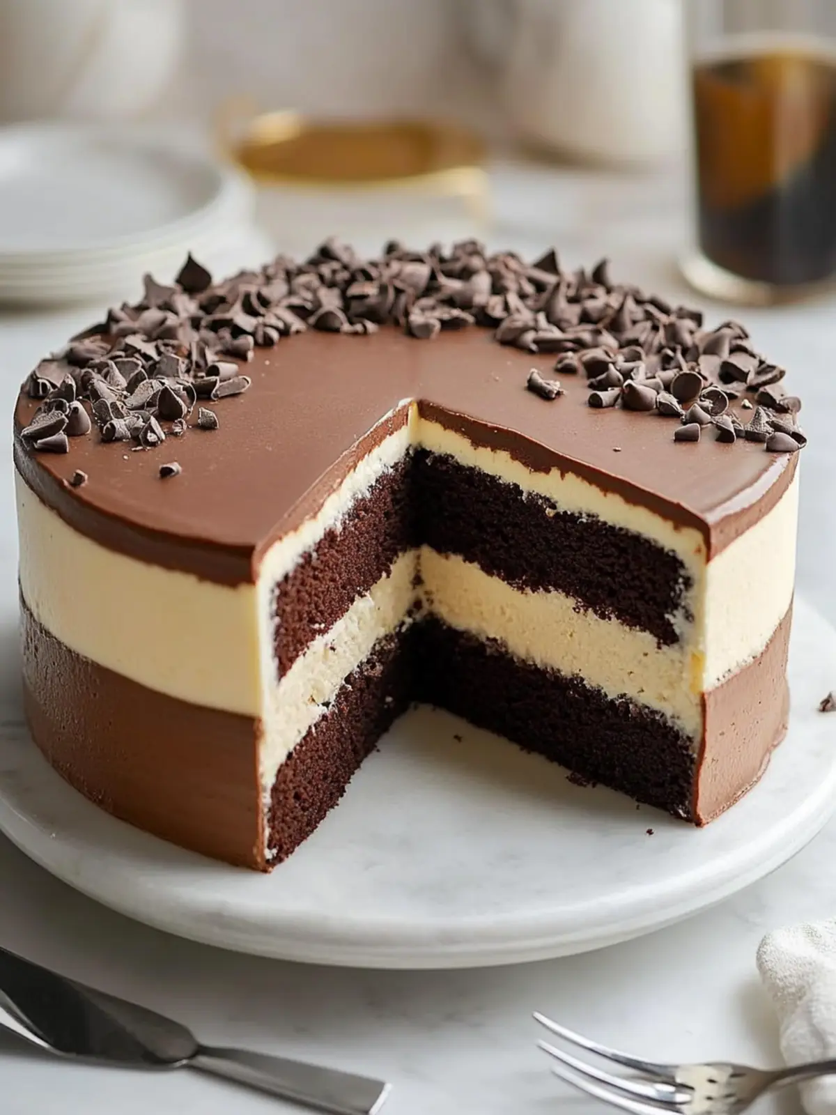 Classic Triple Chocolate Tuxedo Cake Just Like Grandma Made 3 Classic Triple Chocolate Tuxedo Cake Just Like Grandma Made