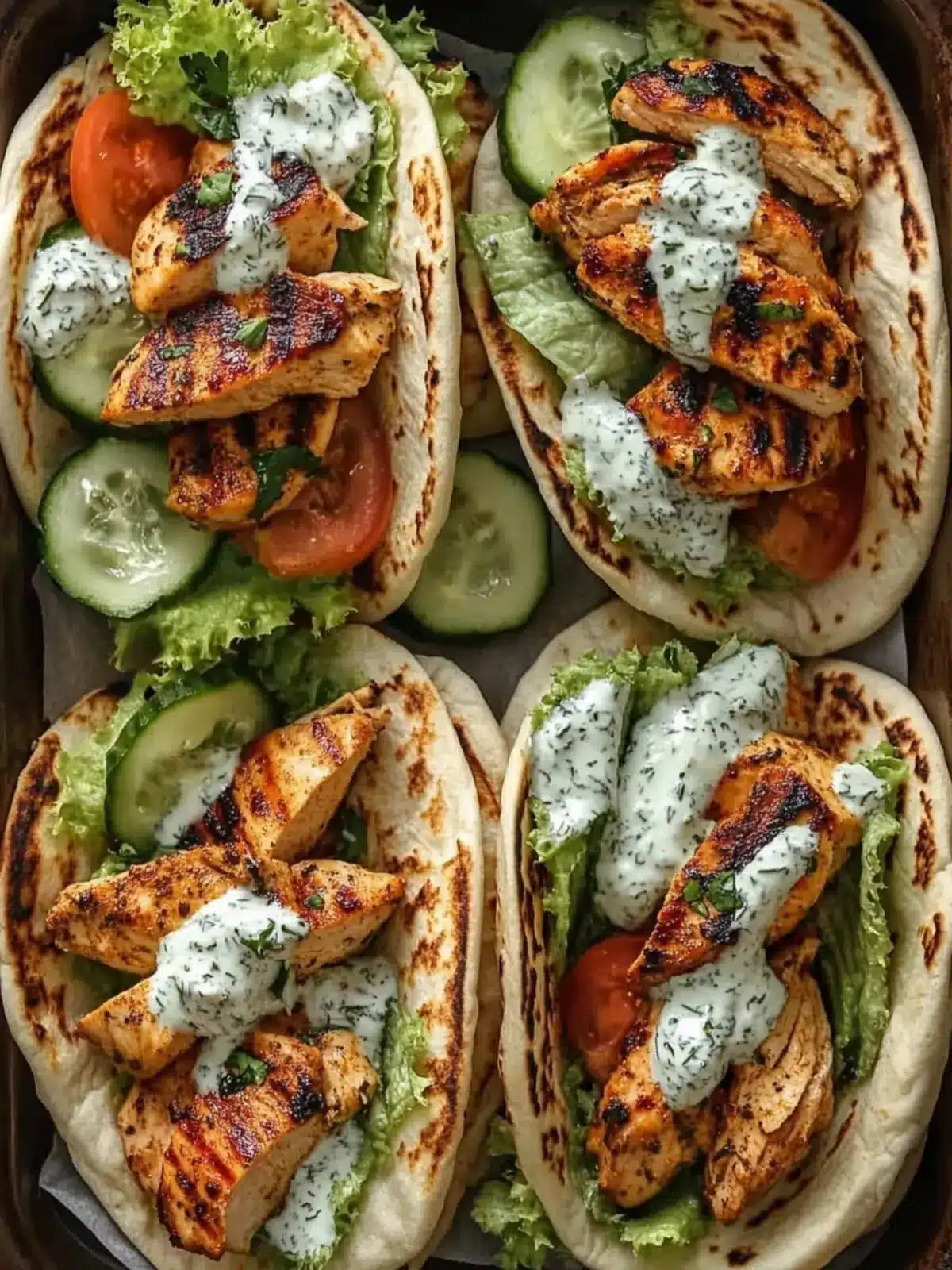 Savory Sheet Pan Chicken Pitas with Herby Ranch Magic 3 Sheet Pan Chicken Pitas with Herby Ranch