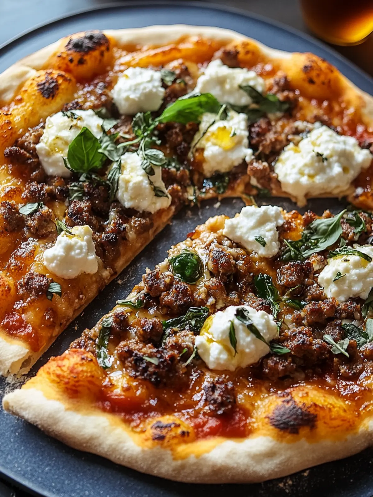 Sausage Ricotta Honey Hot Pizza in 5 Easy Steps to Yummy Bliss 3 Sausage Ricotta Honey Hot Pizza in 5 Easy Steps for the Ultimate Sweet-Heat Slice