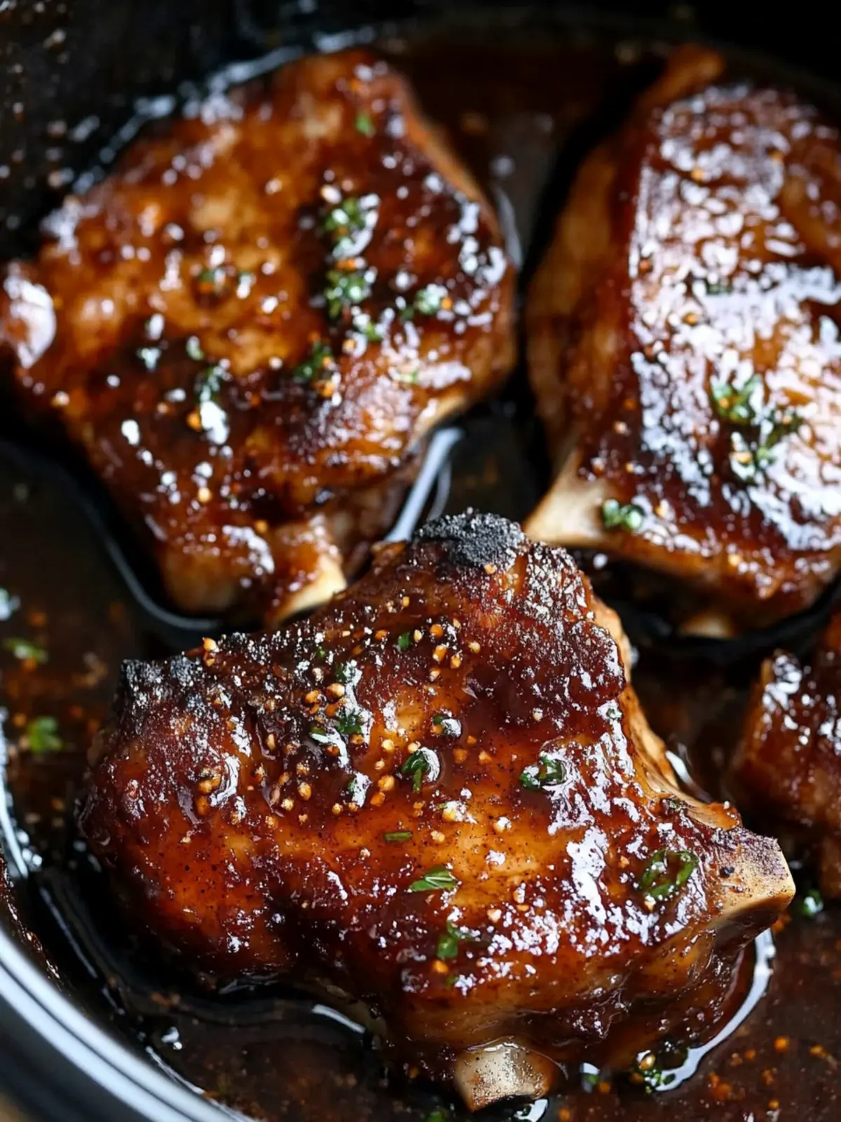 Whiskey Brown Sugar Chops in the Slow Cooker: Sweet Bliss Await! 5 Whiskey Brown Sugar Chops in the Slow Cooker