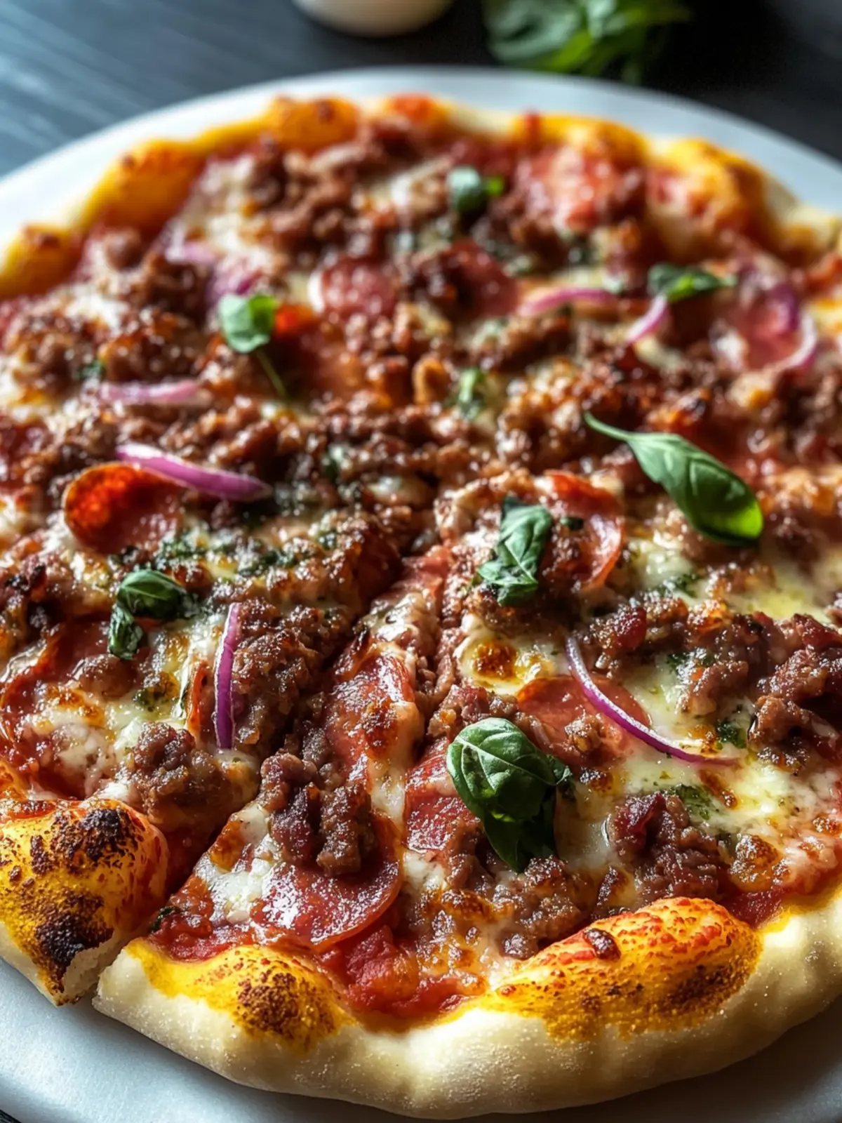 Ultimate Meat Lovers Pizza Bursting with Flavorful Goodness 2 Meat Lovers Pizza