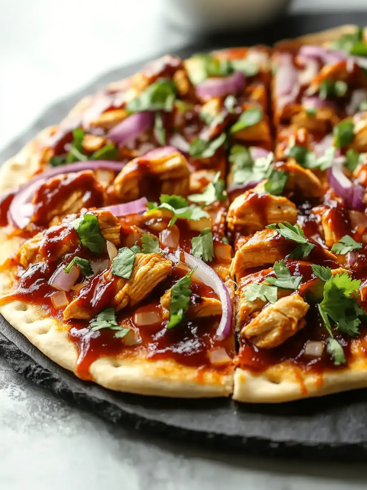 Easy BBQ Chicken Flatbread Recipe That Beats Takeout Every Time 5 Easy BBQ Chicken Flatbread Recipe (Better Than Takeout!)