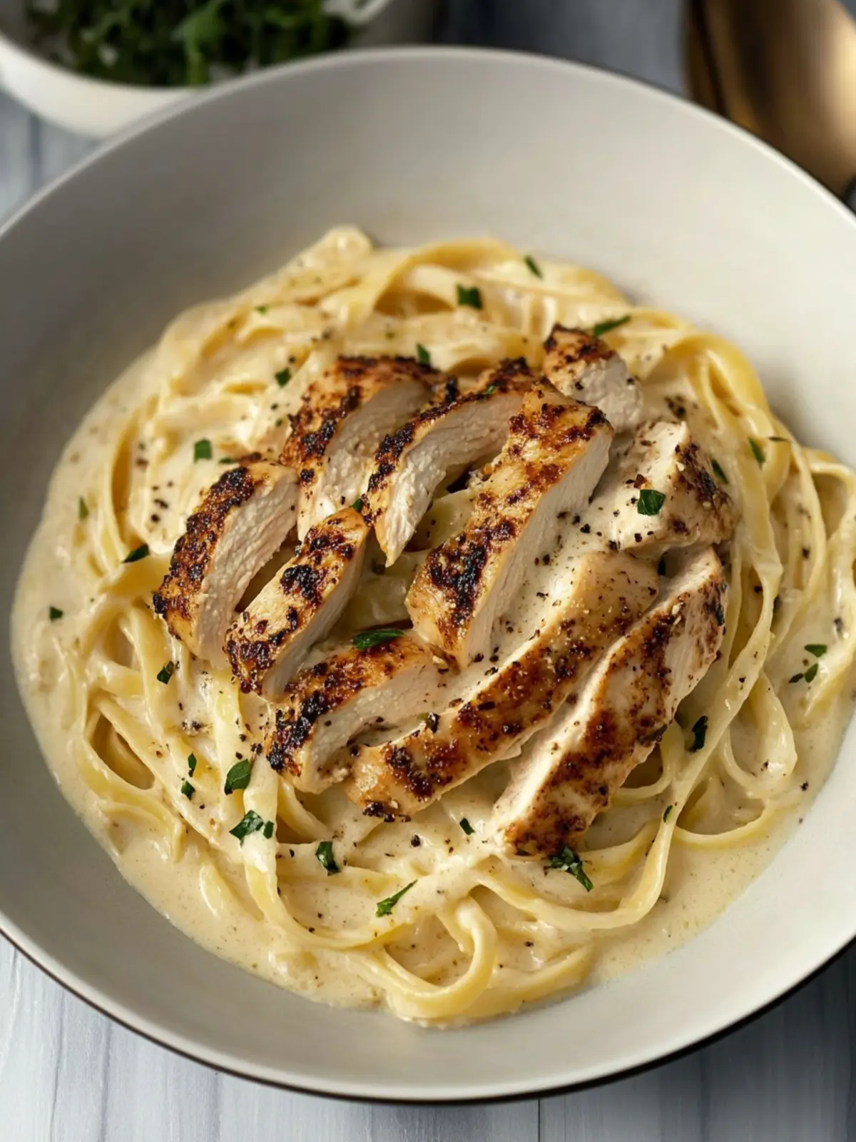 Delicious Blackened Chicken Fettuccini Alfredo in 45 Minutes 4 Blackened Chicken Fettuccini Alfredo