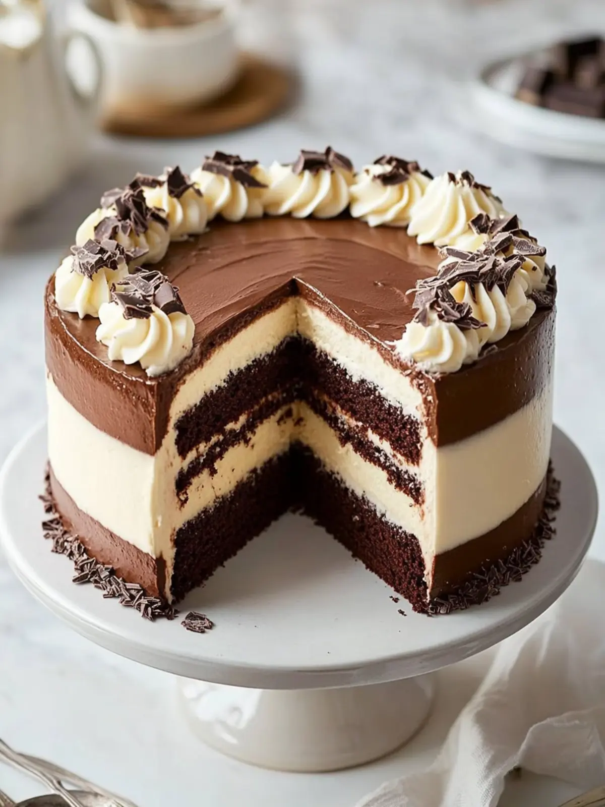 Classic Triple Chocolate Tuxedo Cake Just Like Grandma Made 4 Classic Triple Chocolate Tuxedo Cake Just Like Grandma Made