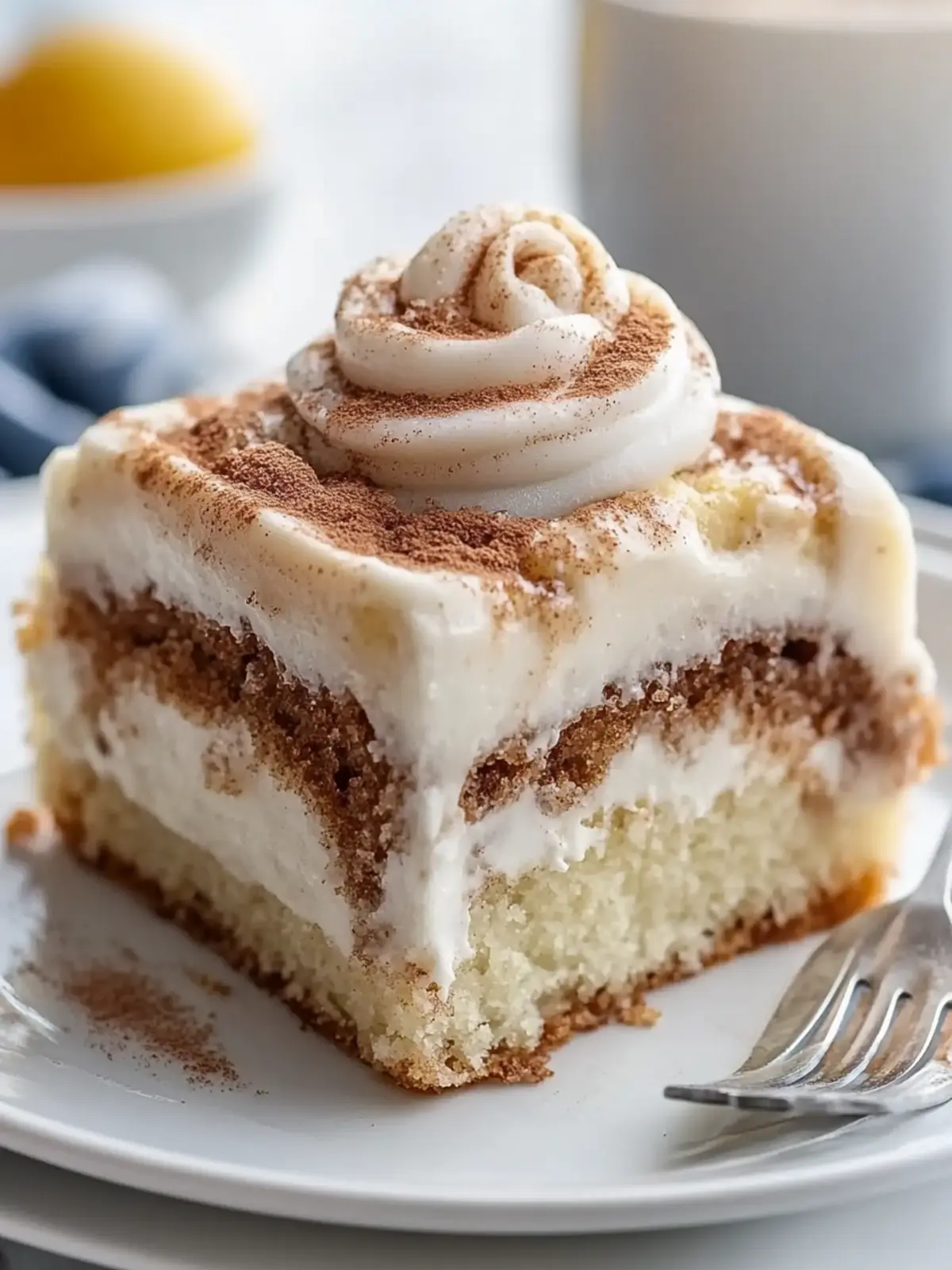 Cinnamon Roll Poke Cake: Easy Comfort for Your Weekend Brunch 2 Cinnamon Roll Poke Cake