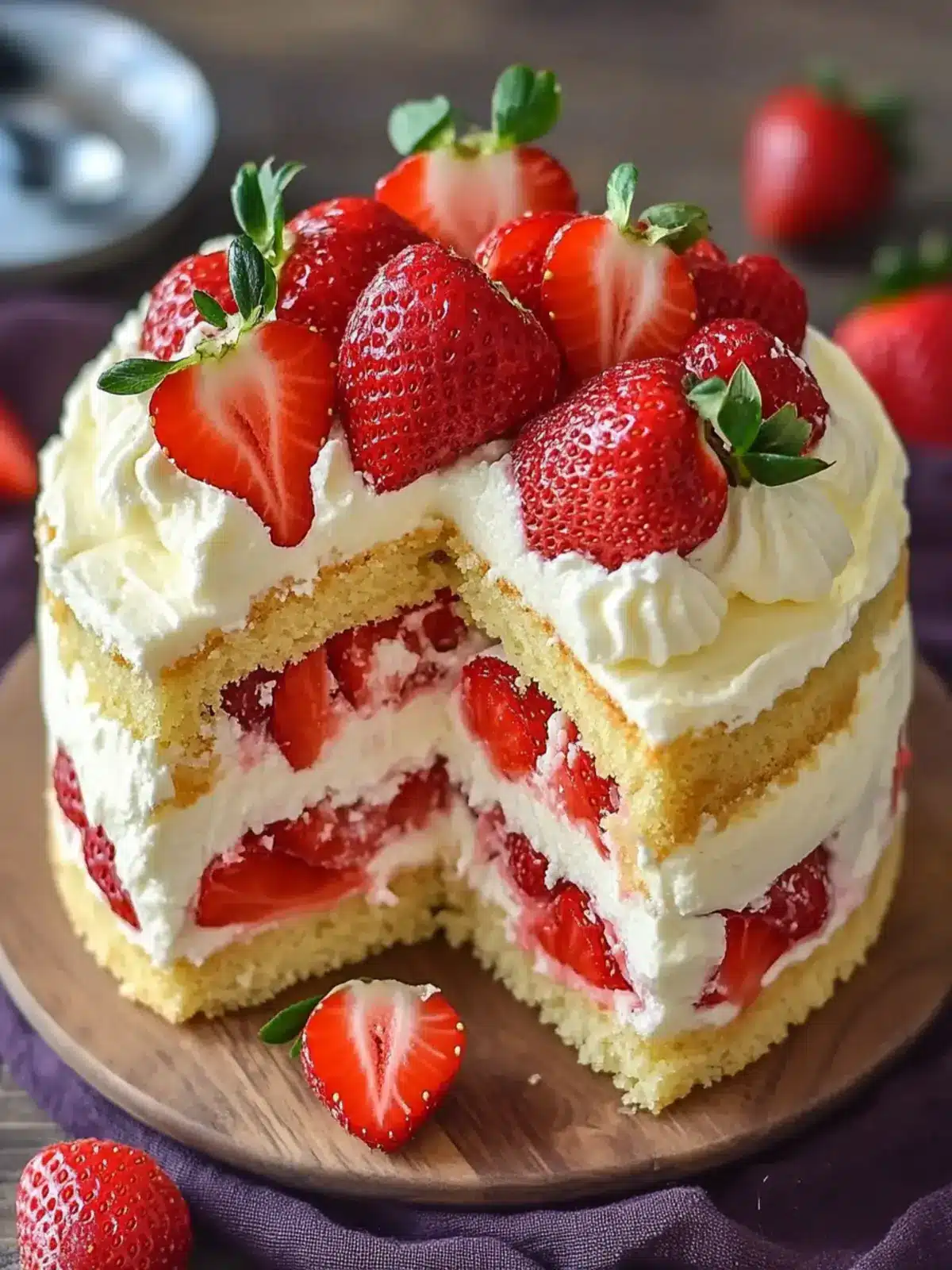 Indulge in Strawberry Custard Delight Cake: A Creamy Dream Recipe 5 Indulge in Strawberry Custard Delight Cake: A Tasty Recipe Guide